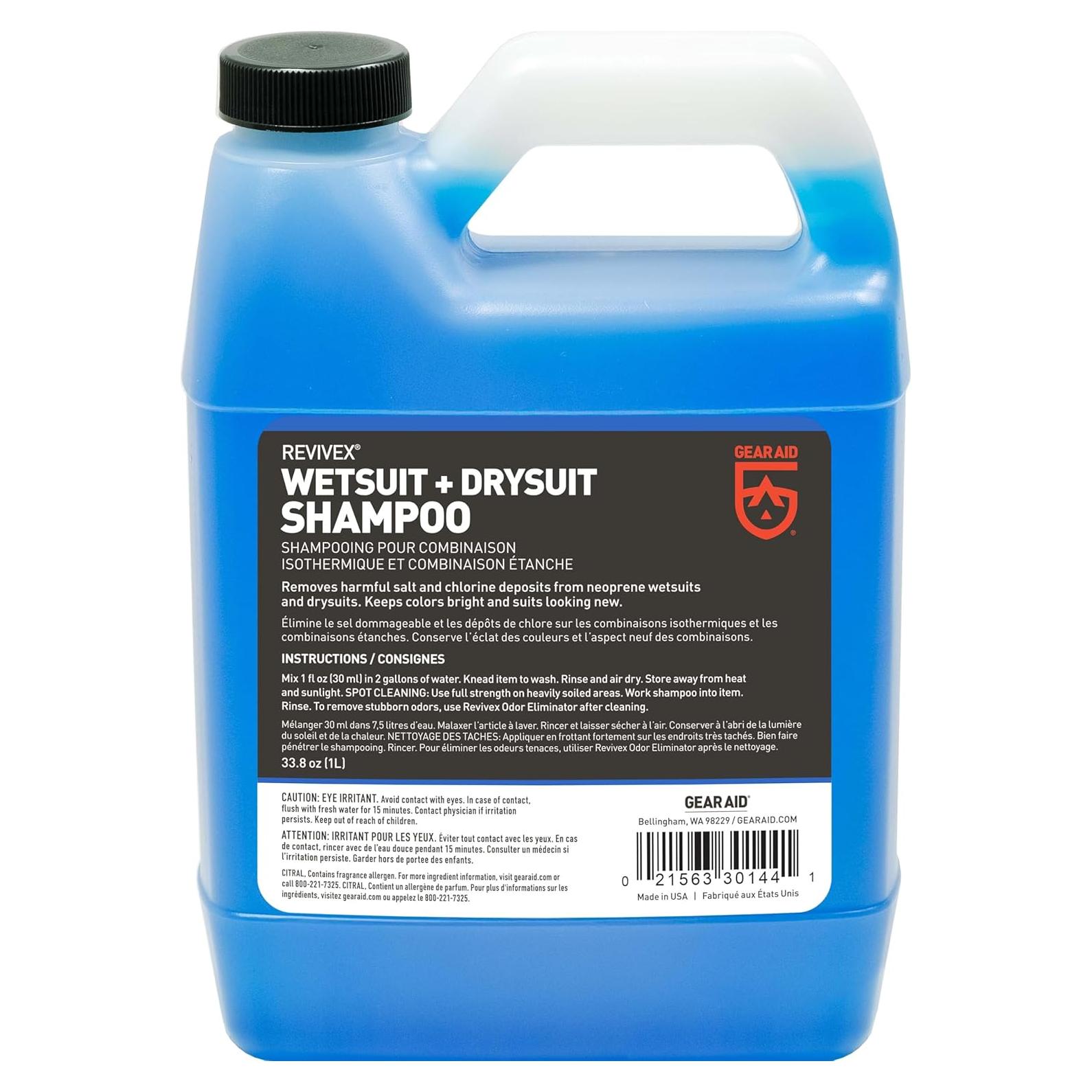 Champú Limpiador y Acondicionador GEAR AID 1L Neopreno