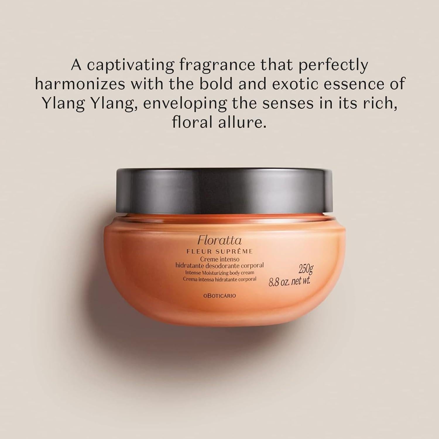 Crema Corporal Hidratante O Boticario Fleur Supreme 248g