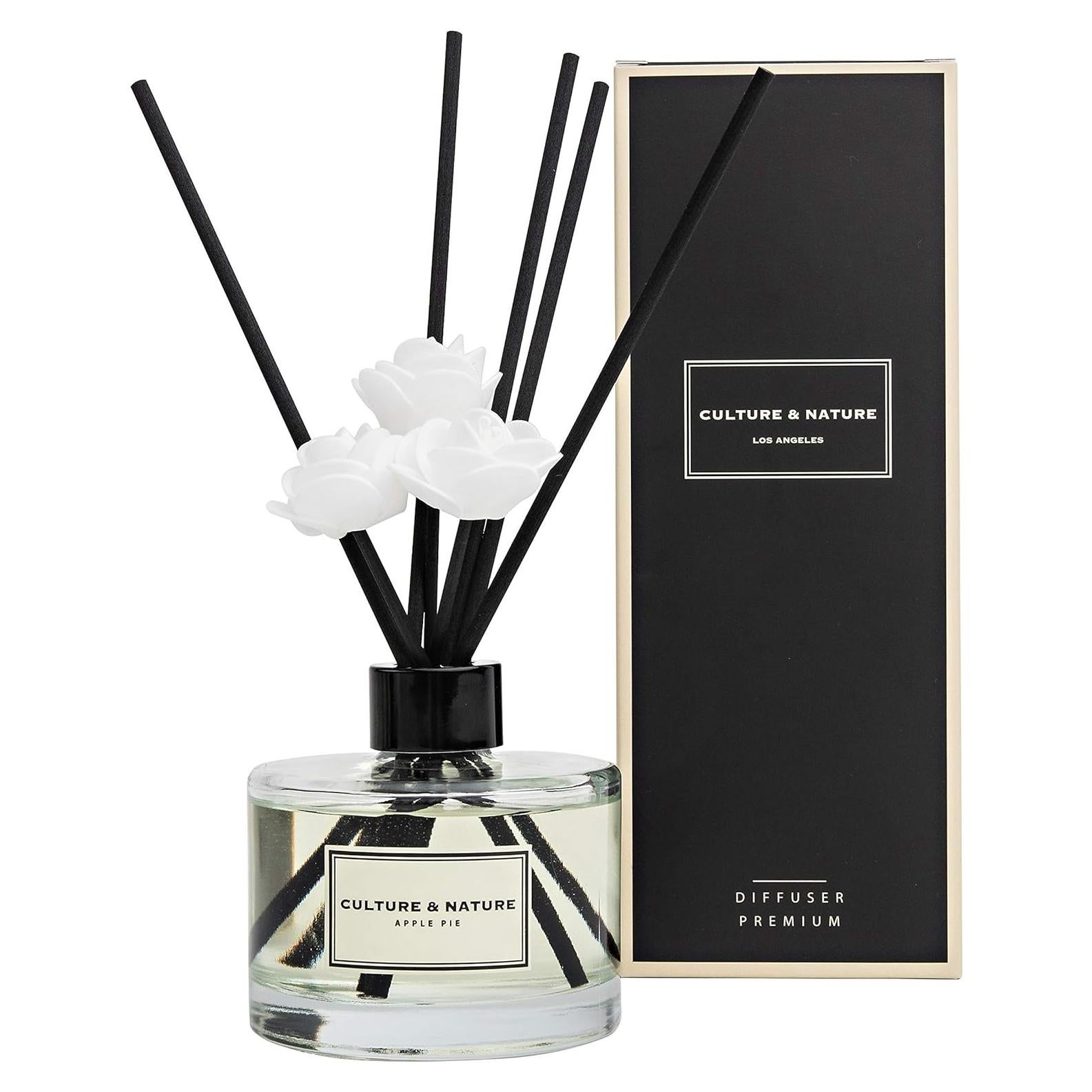 Difusor de Varillas CULTURA Y NATURA 200ml Aroma Pastel de Manzana