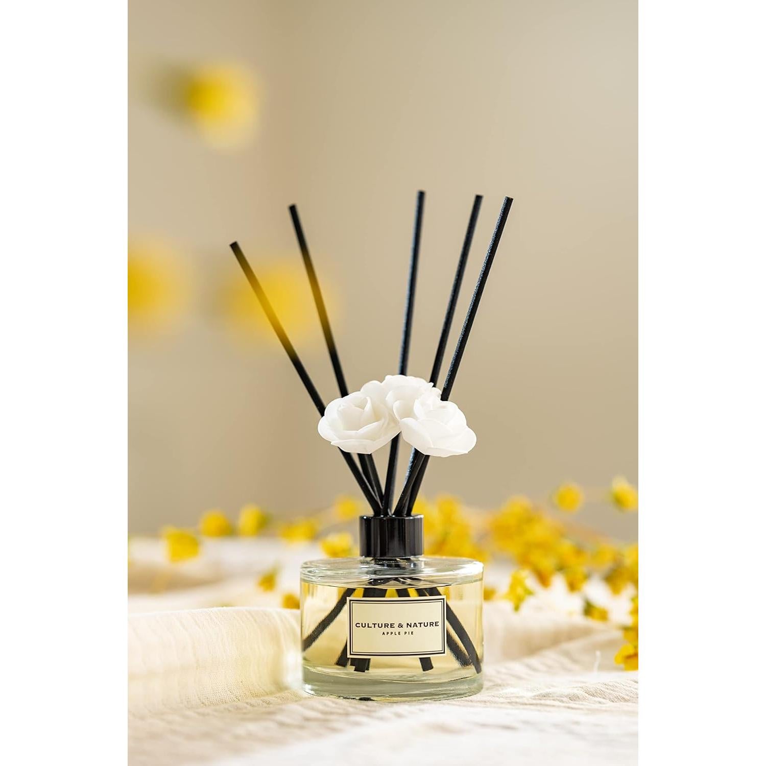 Difusor de Varillas CULTURA Y NATURA 200ml Aroma Pastel de Manzana