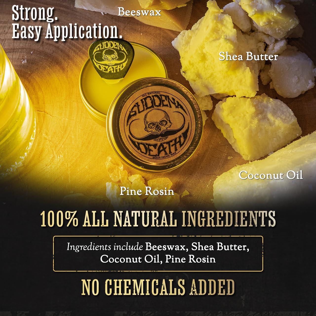 Cera para Bigote Fijación Fuerte Sudden Death 28g