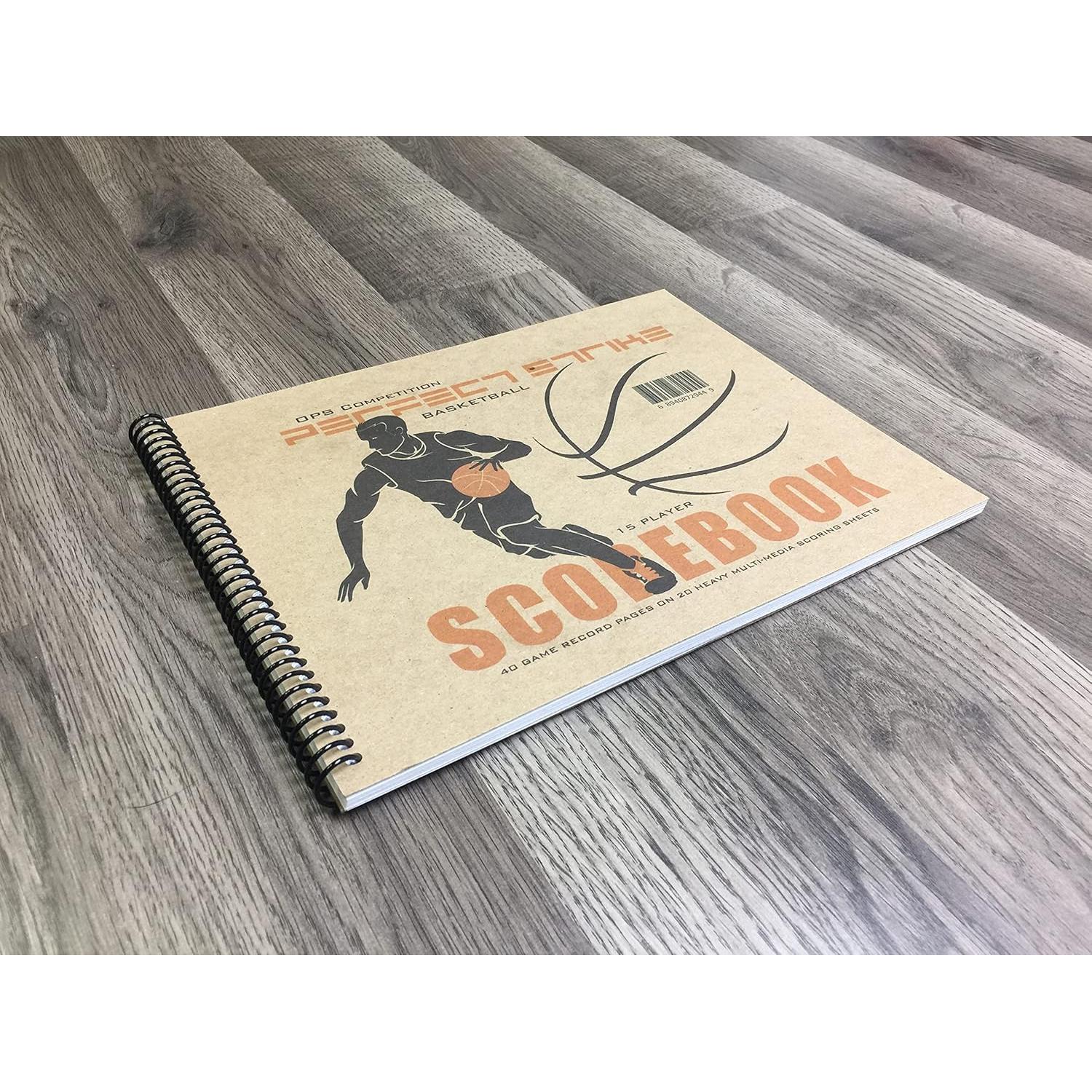 Libro de Puntuación de Baloncesto Perfect Strike 40 Registros
