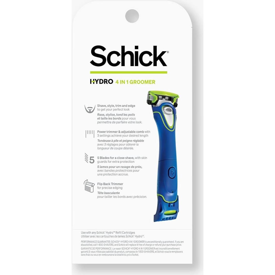 Maquinilla de Afeitar Schick Hydro 5 con Recortador 3 en 1