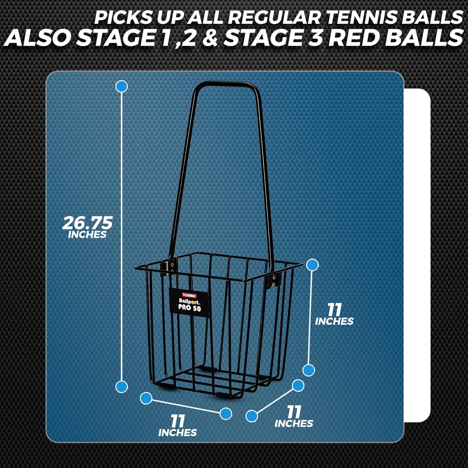 Recolector de Pelotas de Tenis Tourna Ballport Pro 50