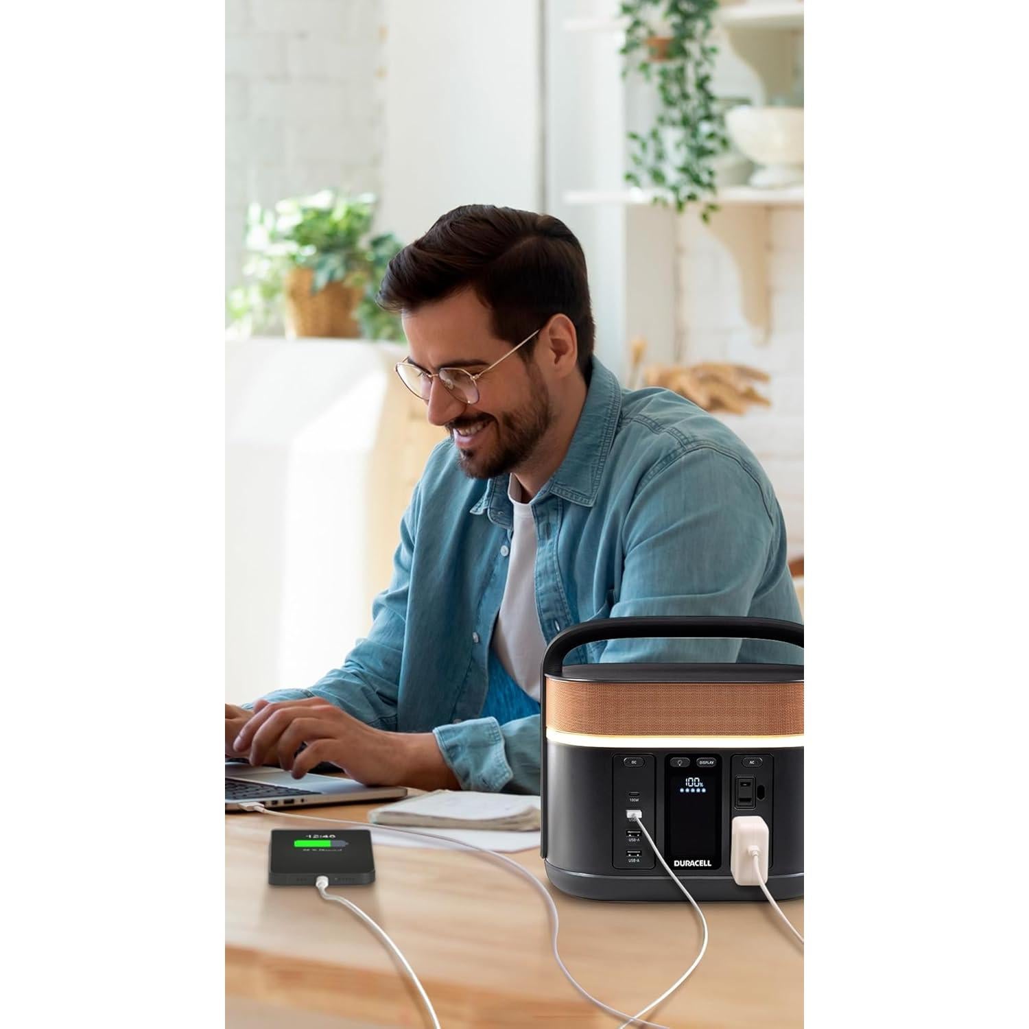 Estación de Energía Portátil Duracell G350 350W Batería de Litio