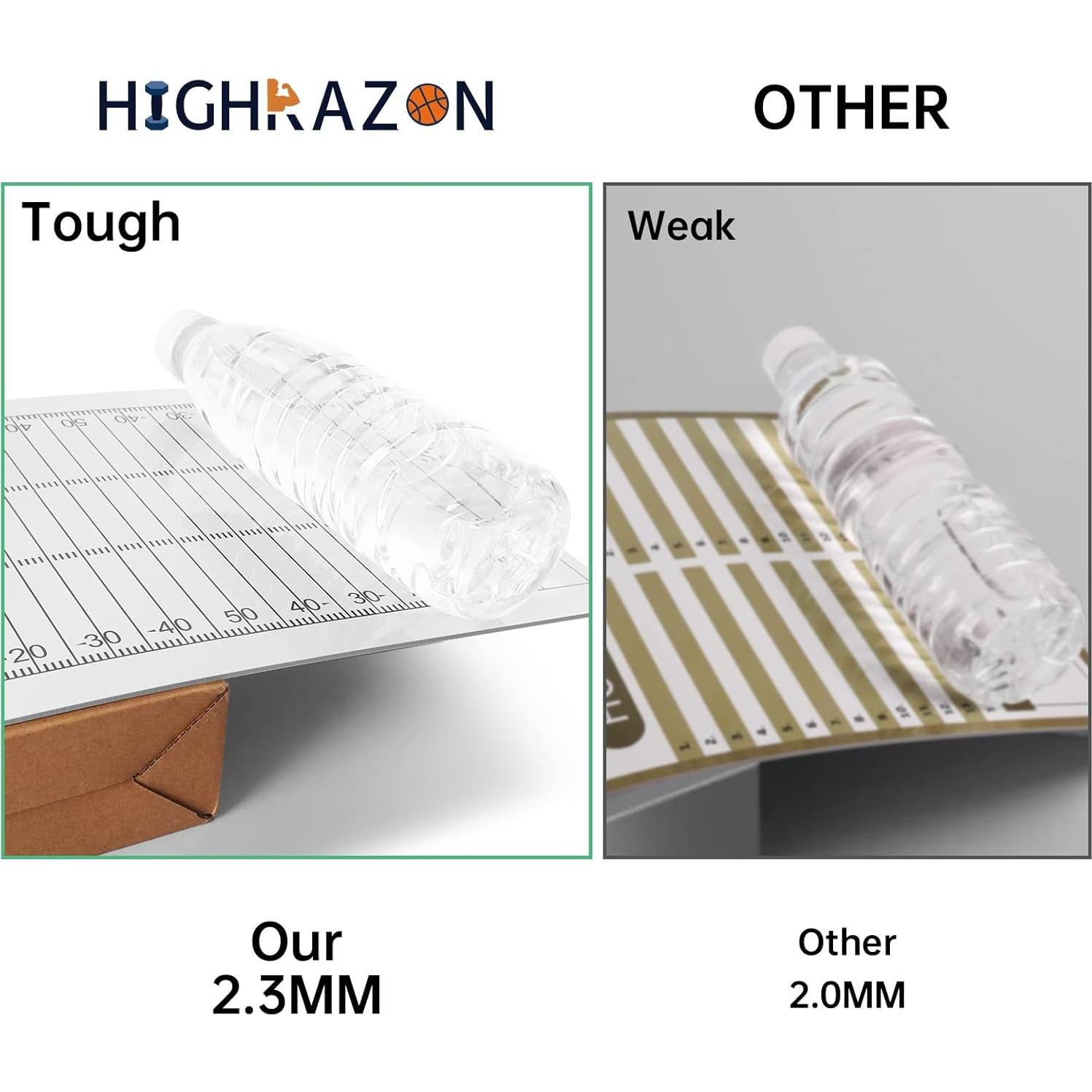 Pizarra de Entrenador de Fútbol HIGHRAZON Doble Cara 35.5x22.8cm
