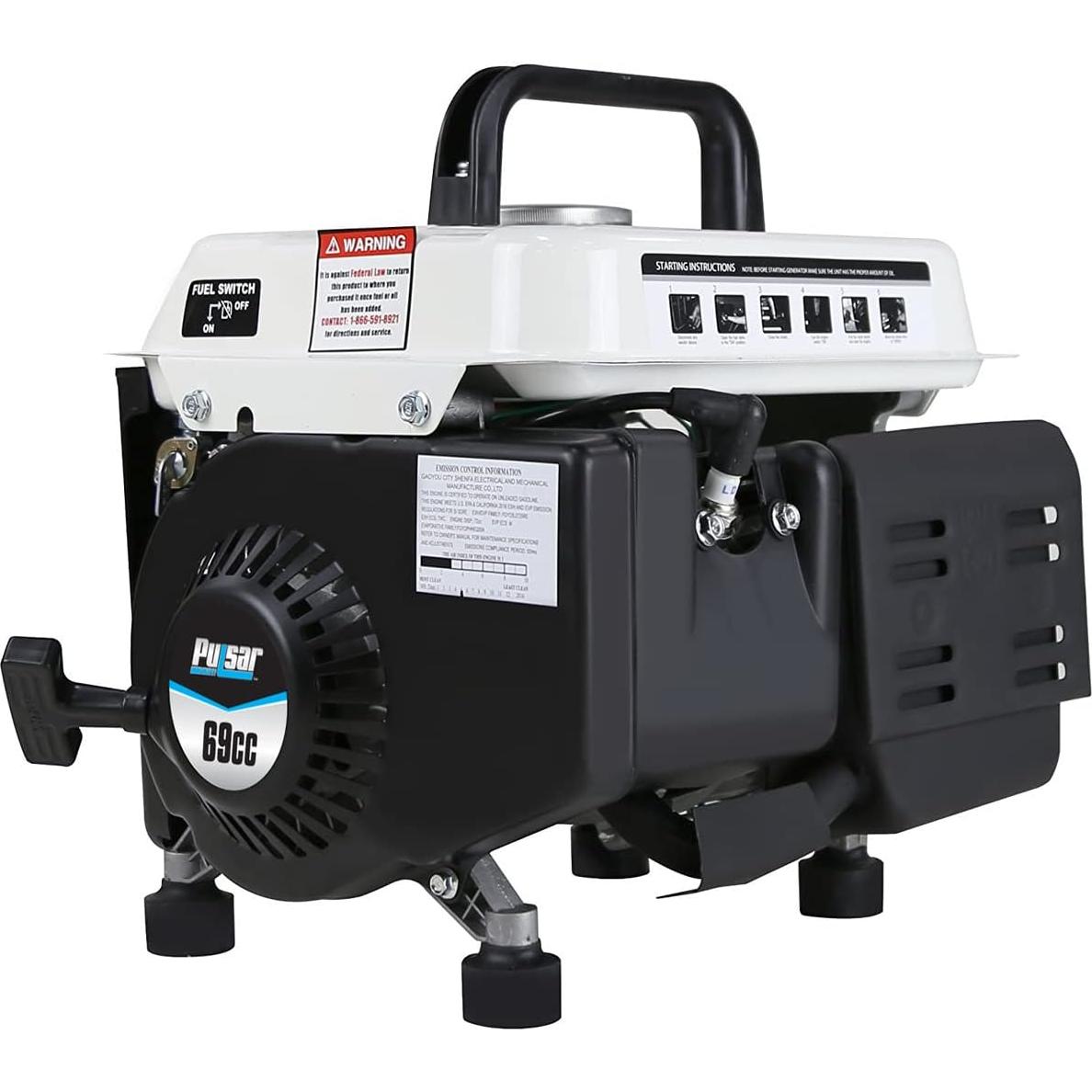 Generador Portátil a Gas Pulsar PG1202SA 1200W con Mango