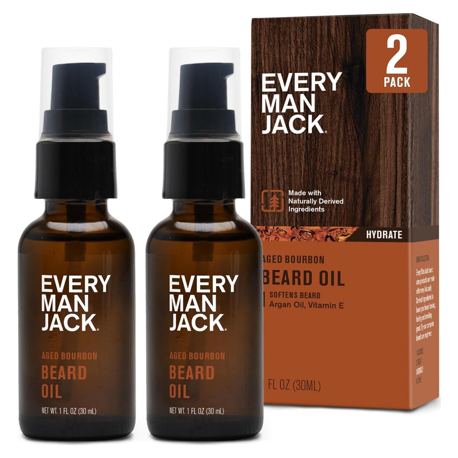 Aceite para Barba Every Man Jack - Bourbon Añejo - 28 g