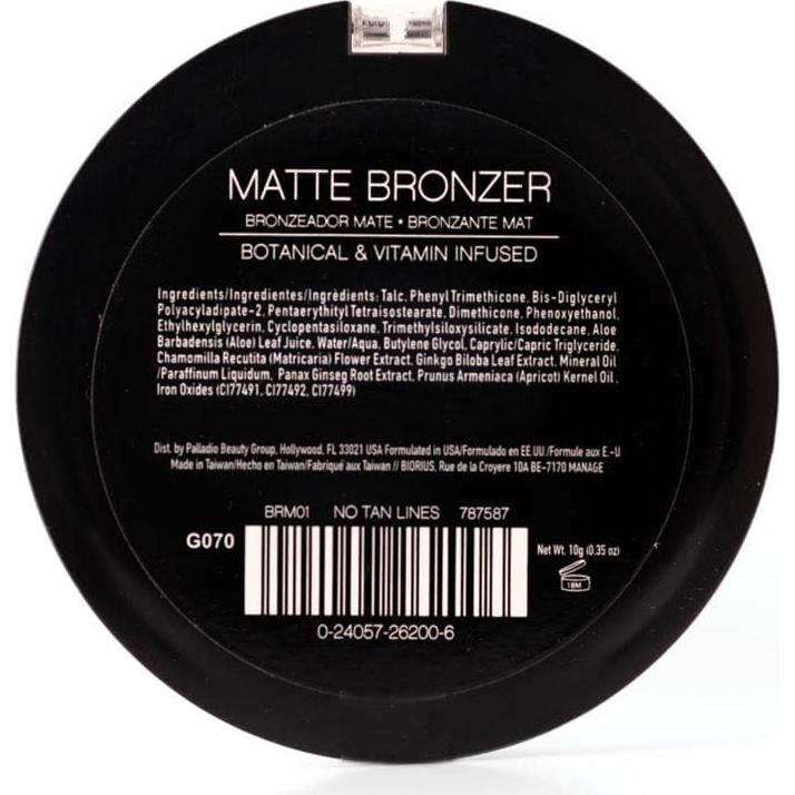 Bronceador Mate Palladio 9.92g Sin Líneas de Bronceado