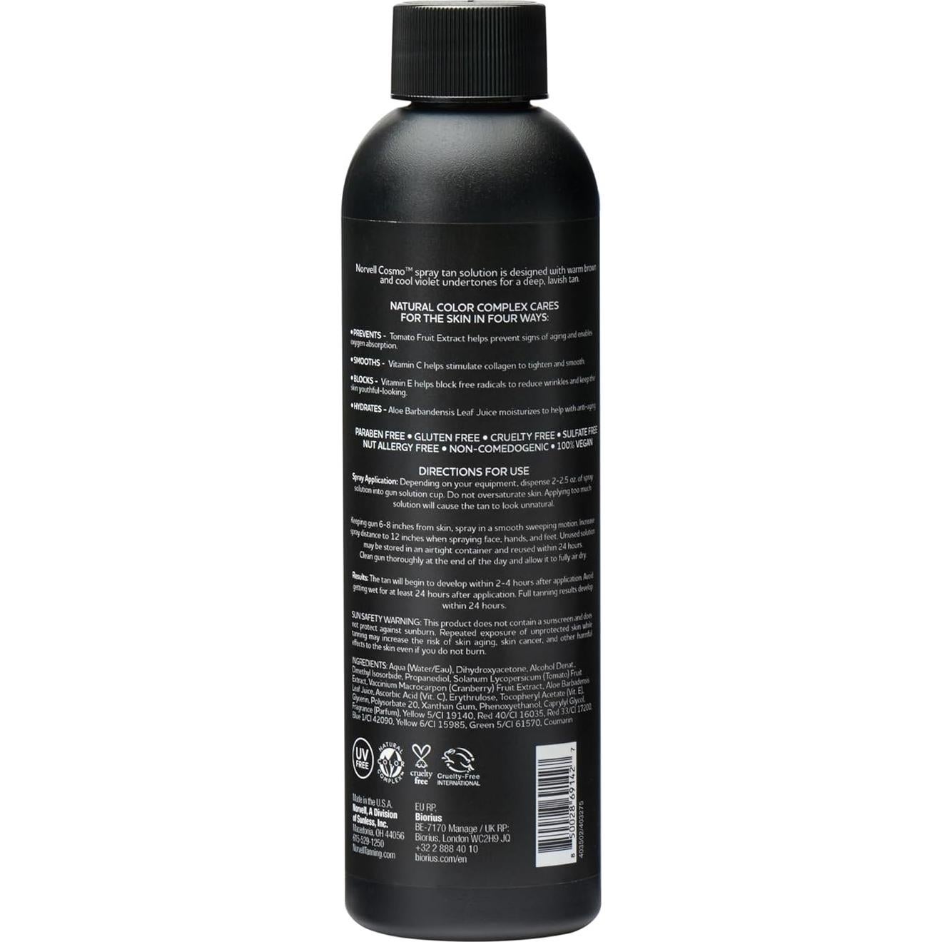 Spray Bronceador Norvell Cosmo 236 ml - Fórmula Profesional