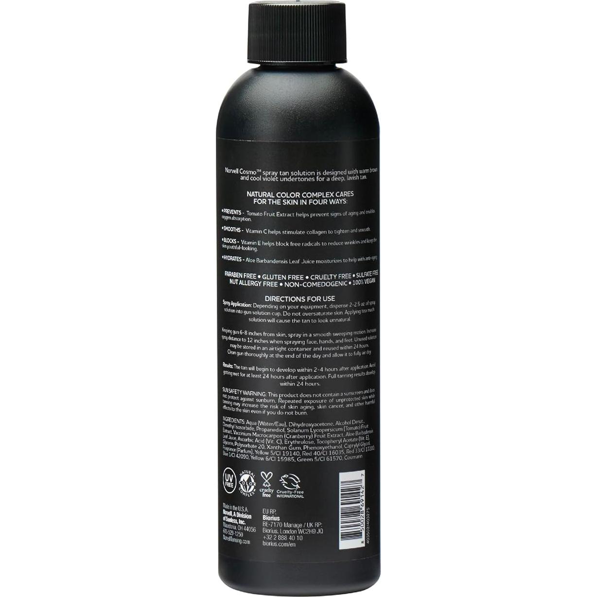 Spray Bronceador Norvell Cosmo 236 ml - Fórmula Profesional