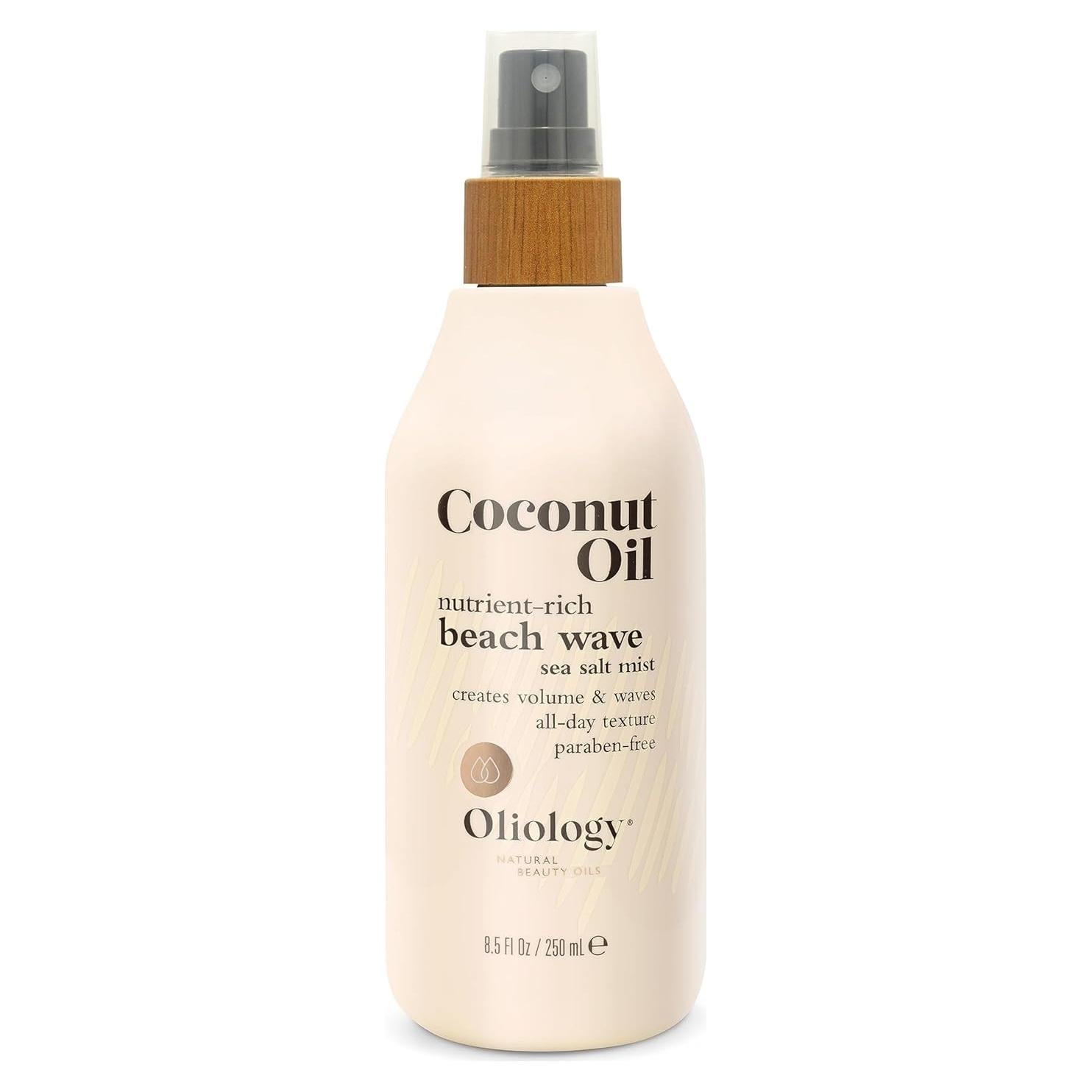 Spray de Aceite de Coco Oliology 236.6 ml - Olas de Playa y Volumen