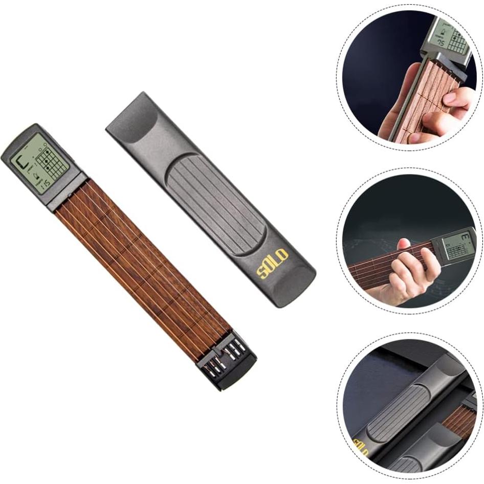 Guitarra de Viaje Vaguelly 6 Trastes con Pantalla Digital