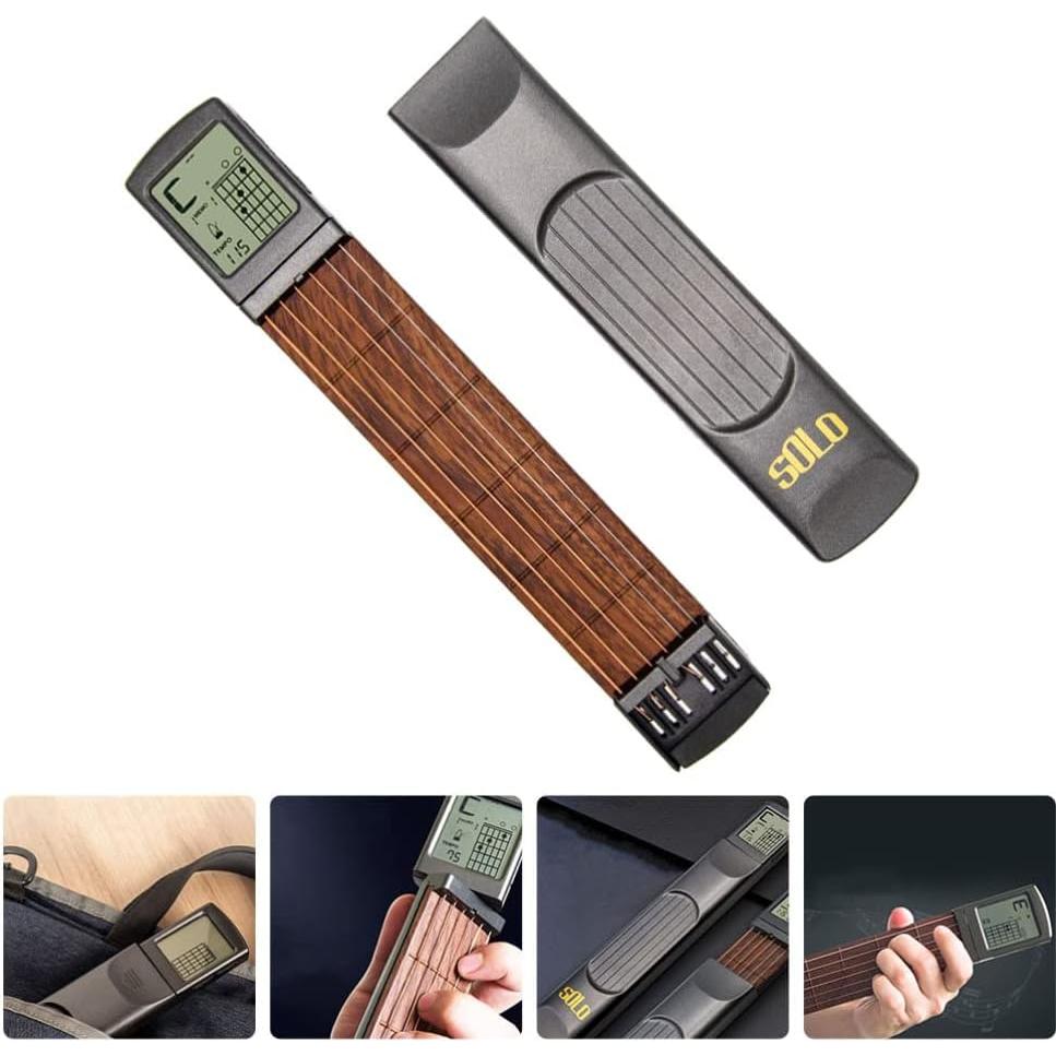 Guitarra de Viaje Vaguelly 6 Trastes con Pantalla Digital