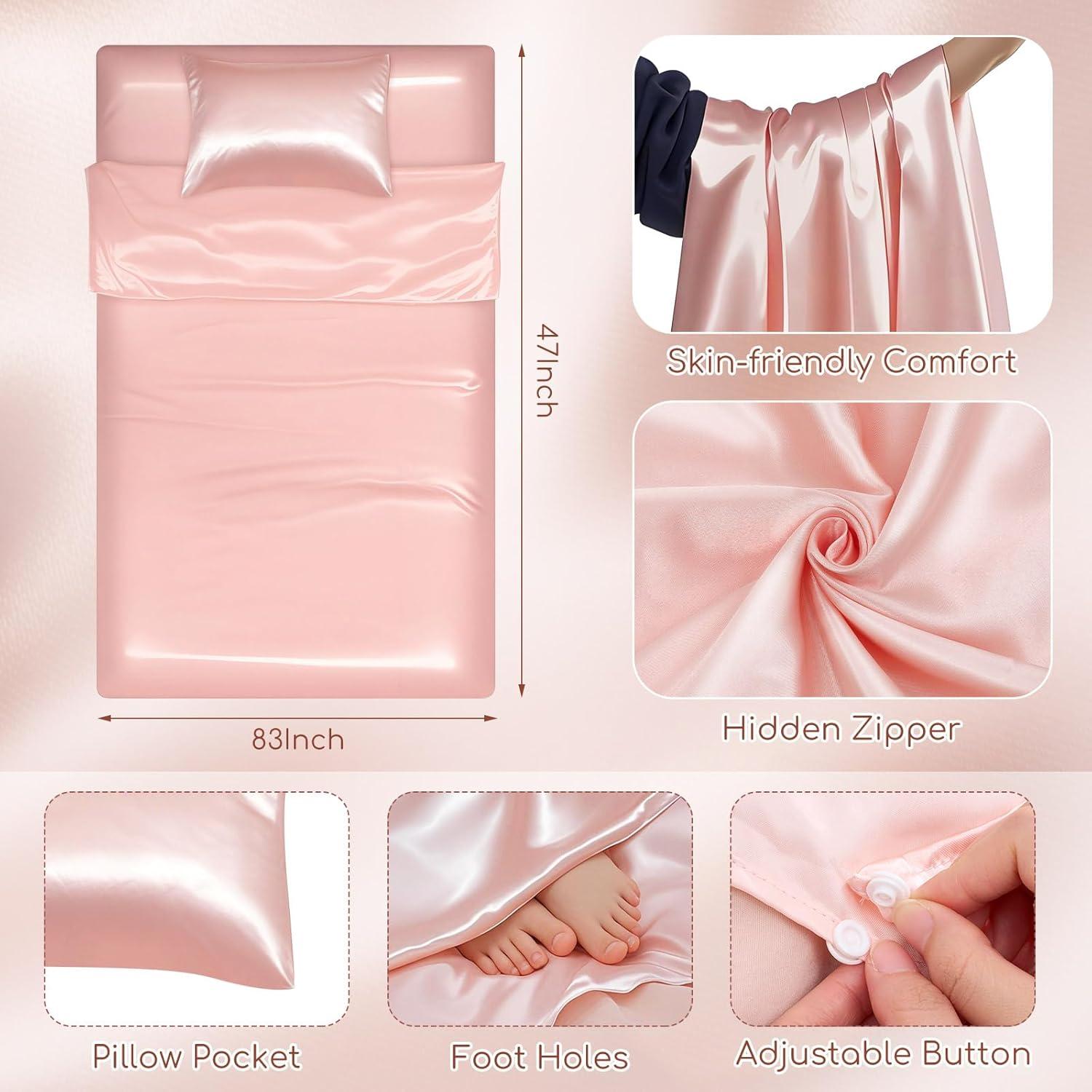 Set de Funda de Sueño Autobronceadora Irenare Oro Rosa