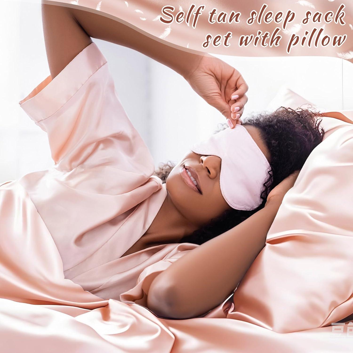 Set de Funda de Sueño Autobronceadora Irenare Oro Rosa