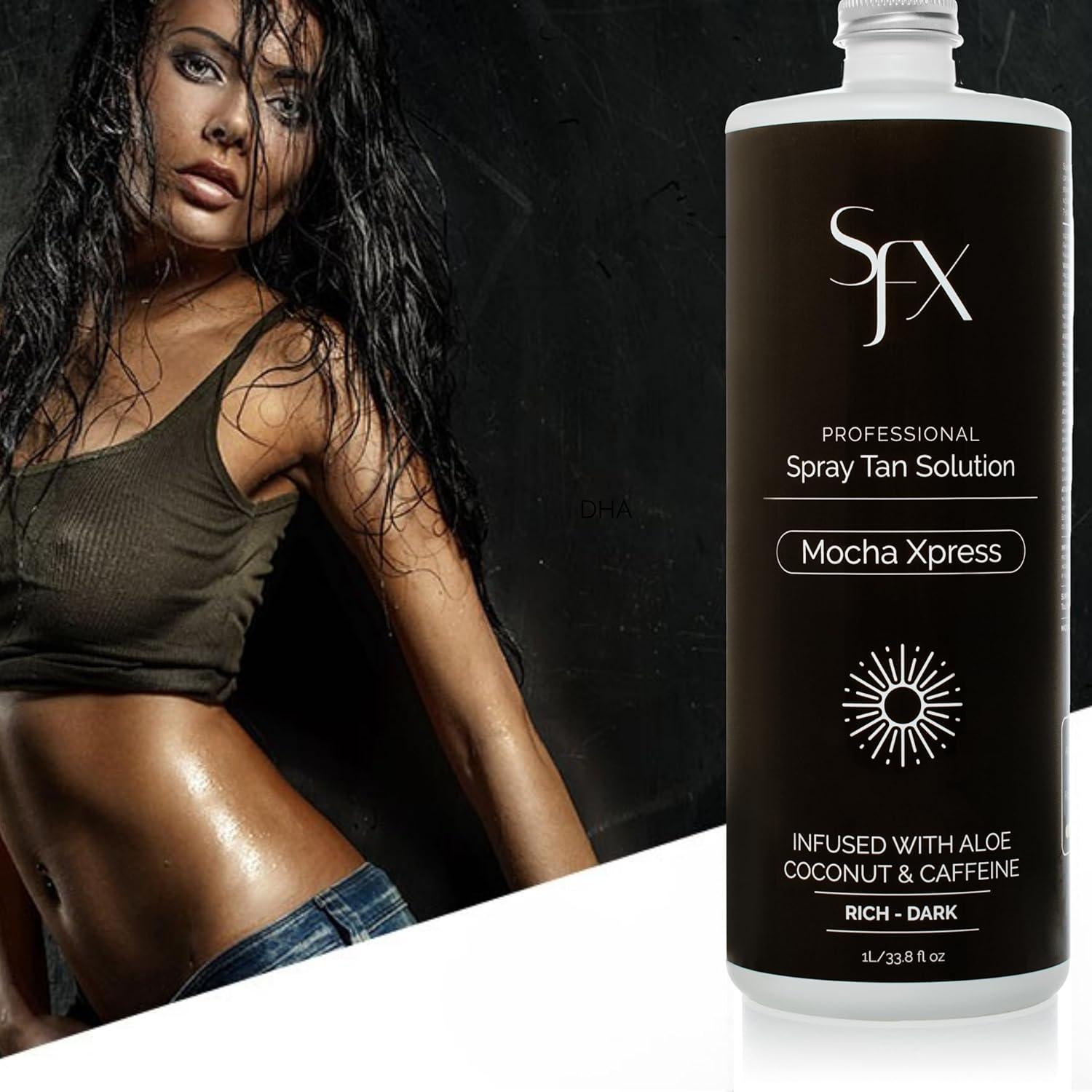Bronceador en Spray SunFX Mocha Xpress 118 ml Verano Oscuro