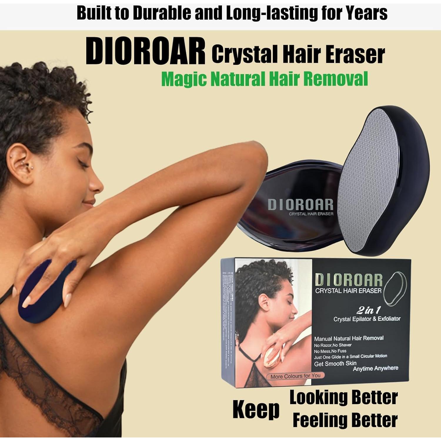 Borrador de Cabello DIOROAR Negro 9.91x2.99cm Indoloro