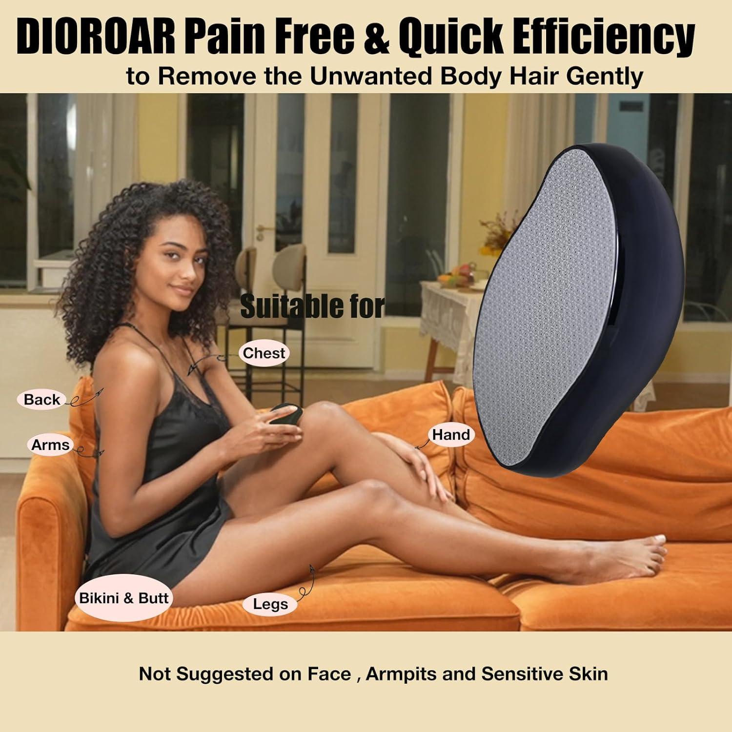 Borrador de Cabello DIOROAR Negro 9.91x2.99cm Indoloro