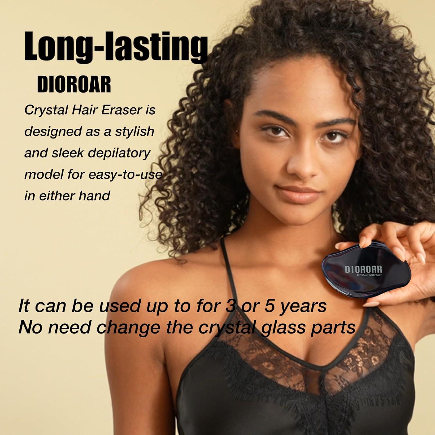 Borrador de Cabello DIOROAR Negro 9.91x2.99cm Indoloro