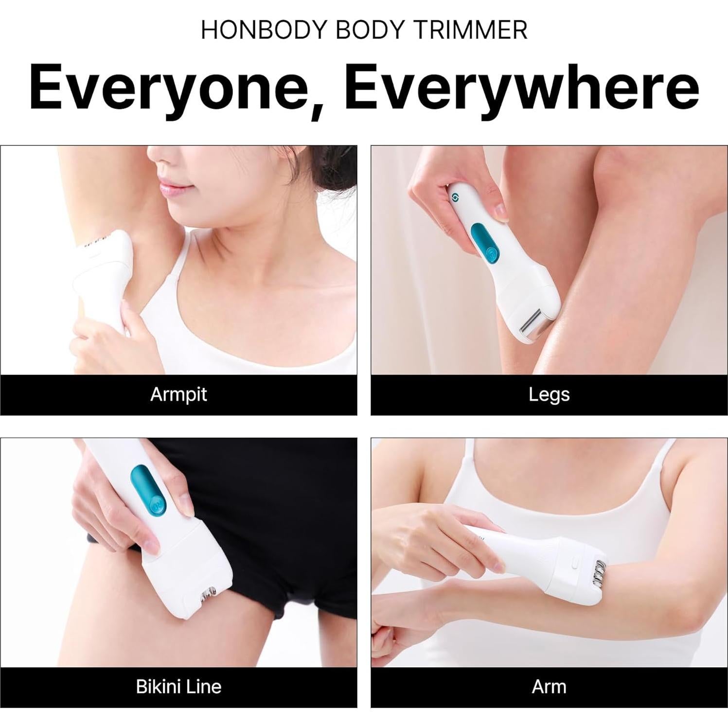 Epilador 5-en-1 Honbody HM-208 Inalámbrico para Piel Sensible