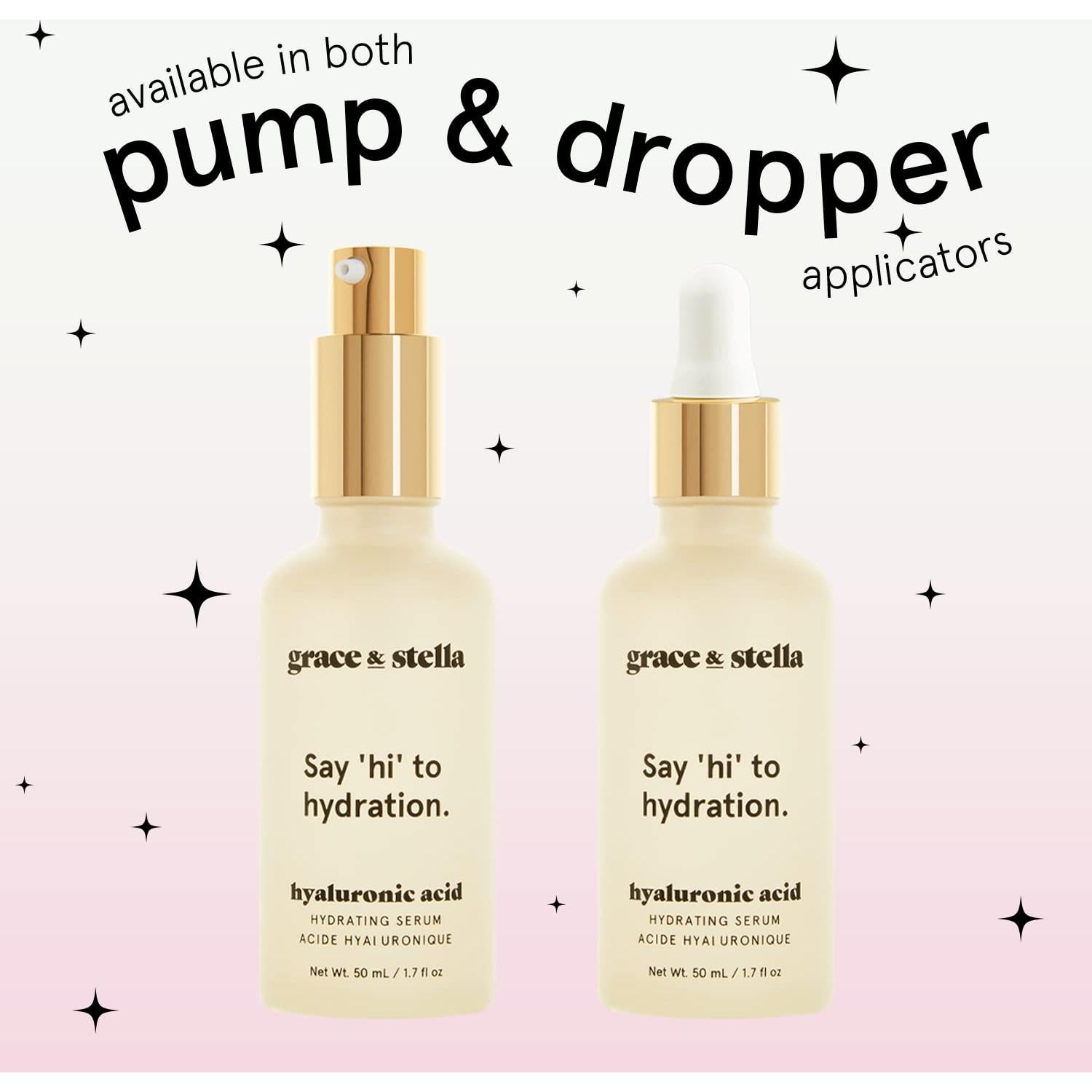 Suero Hidratante Ácido Hialurónico Grace & Stella 50ml