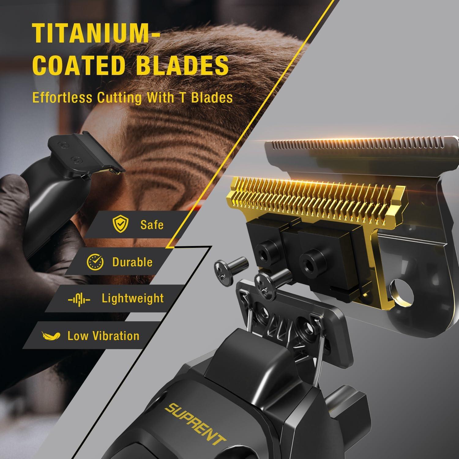 Recortadora de cabello SUPRENT FT225BX con cuchillas de titanio