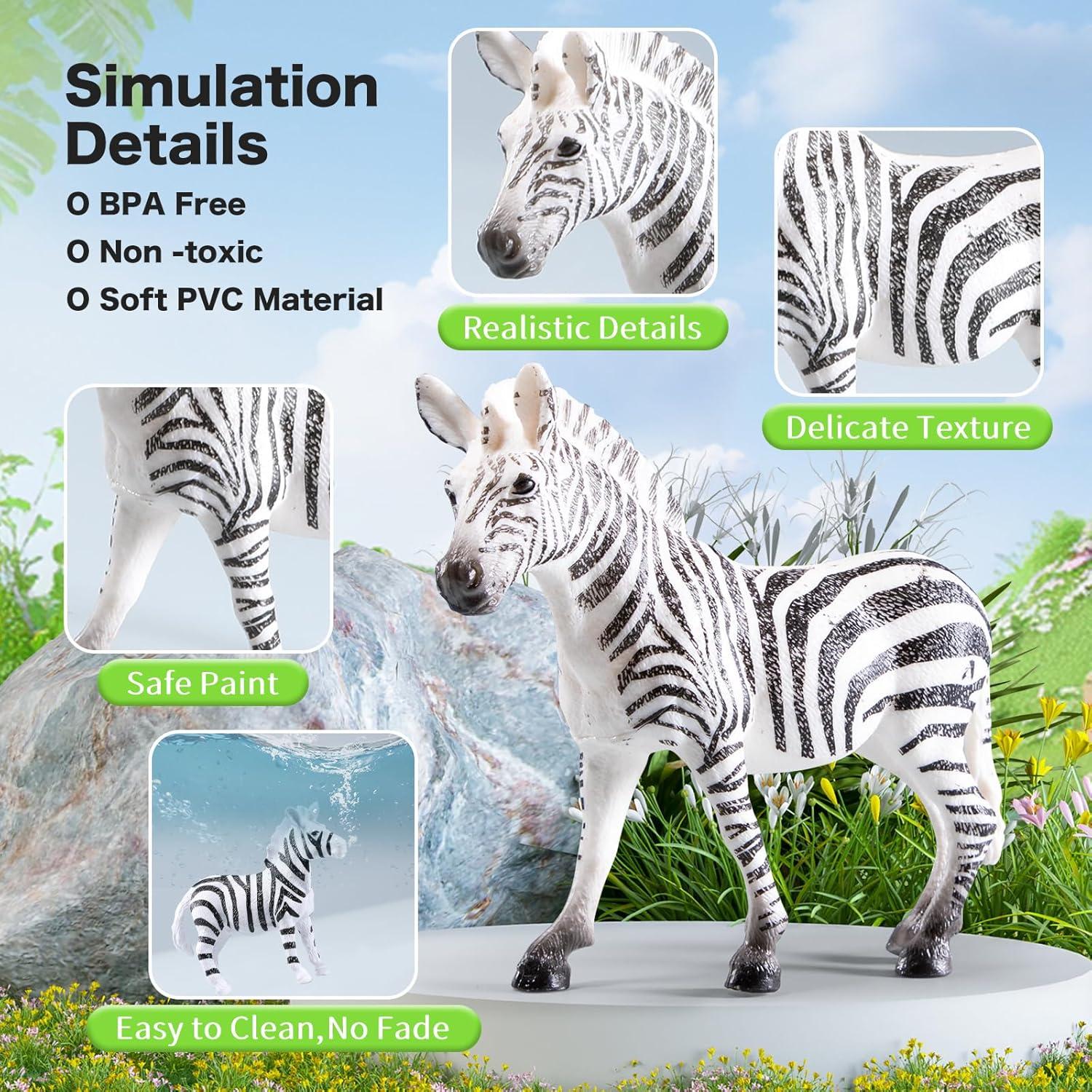 41 Piezas Figuras de Animales de Safari RISUNTOY Juguetes Educativos