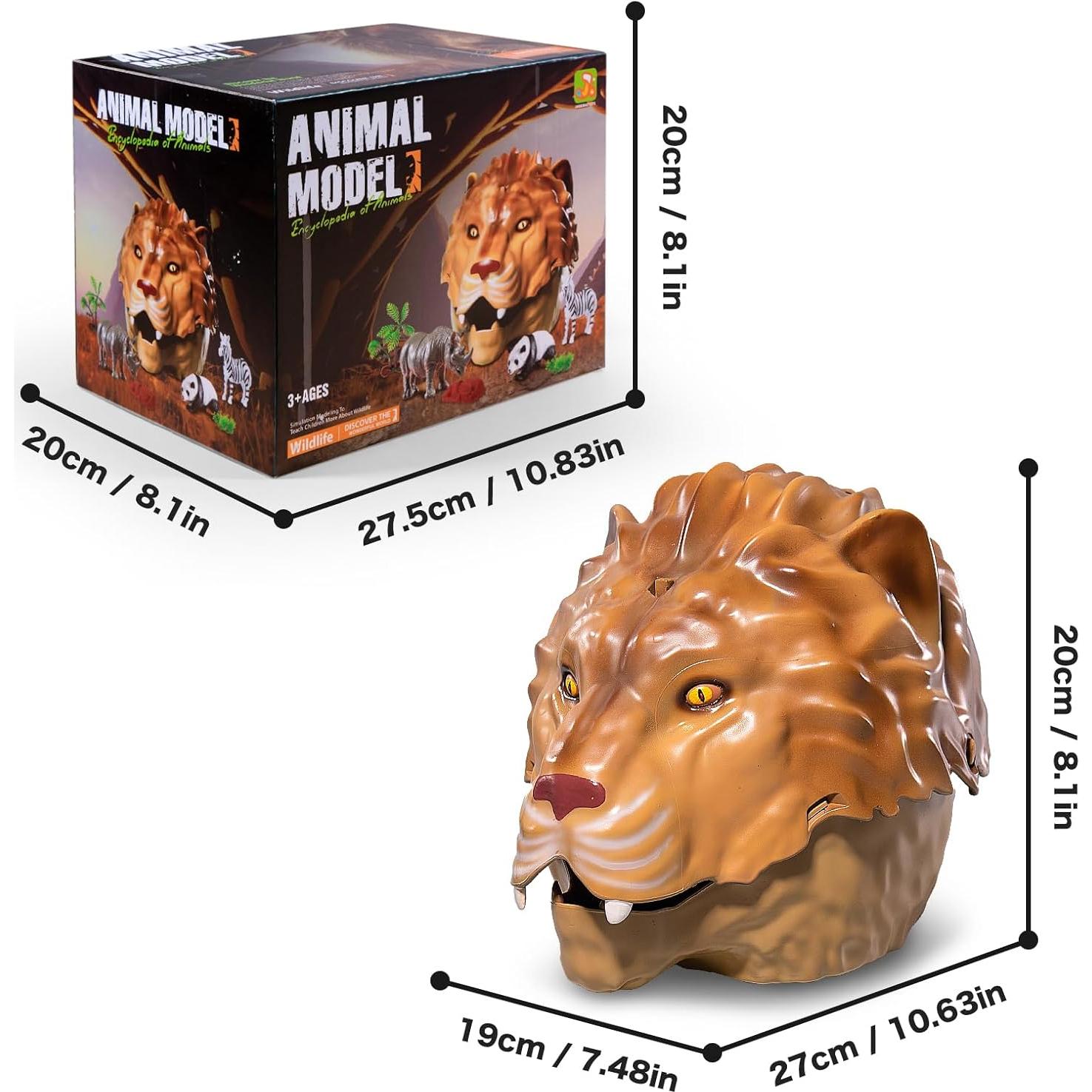 41 Piezas Figuras de Animales de Safari RISUNTOY Juguetes Educativos