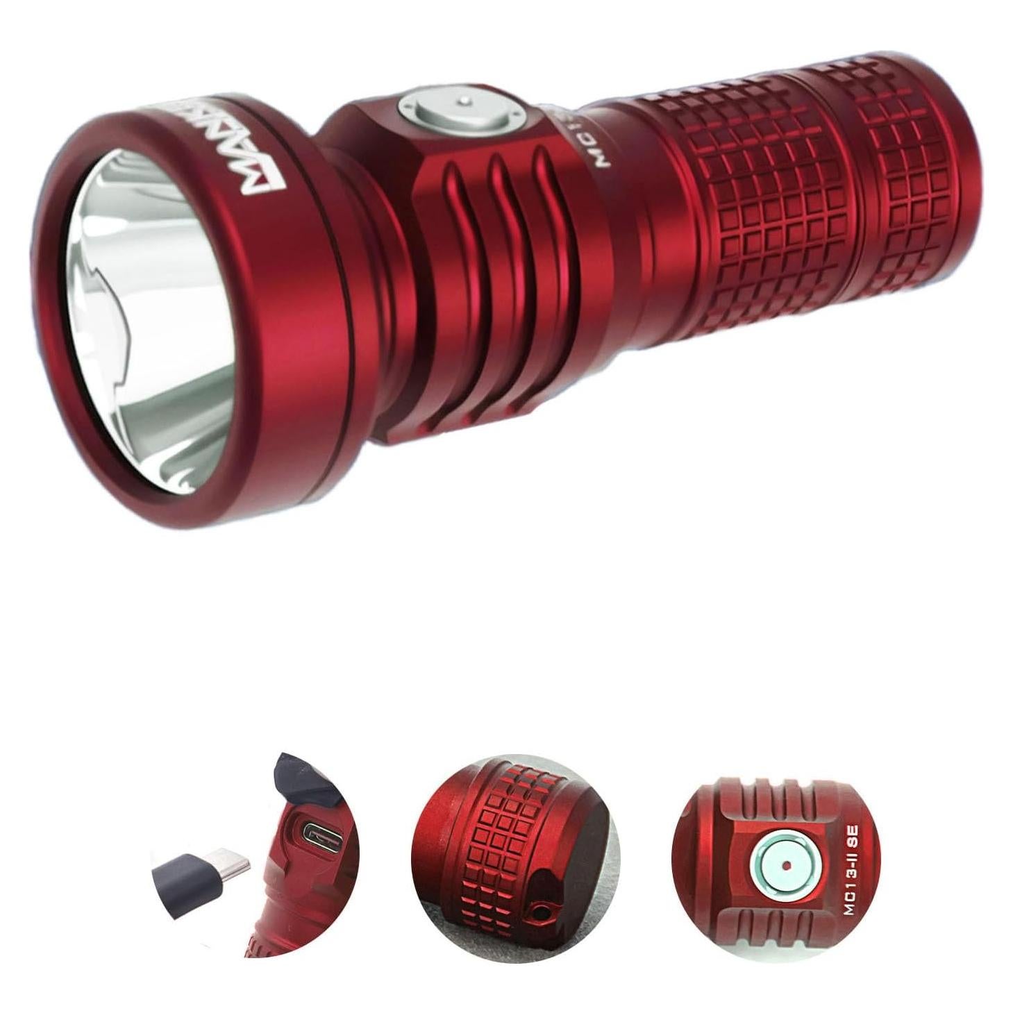 Linterna Recargable Manker MC13 II SE 4500 Lúmenes 665m