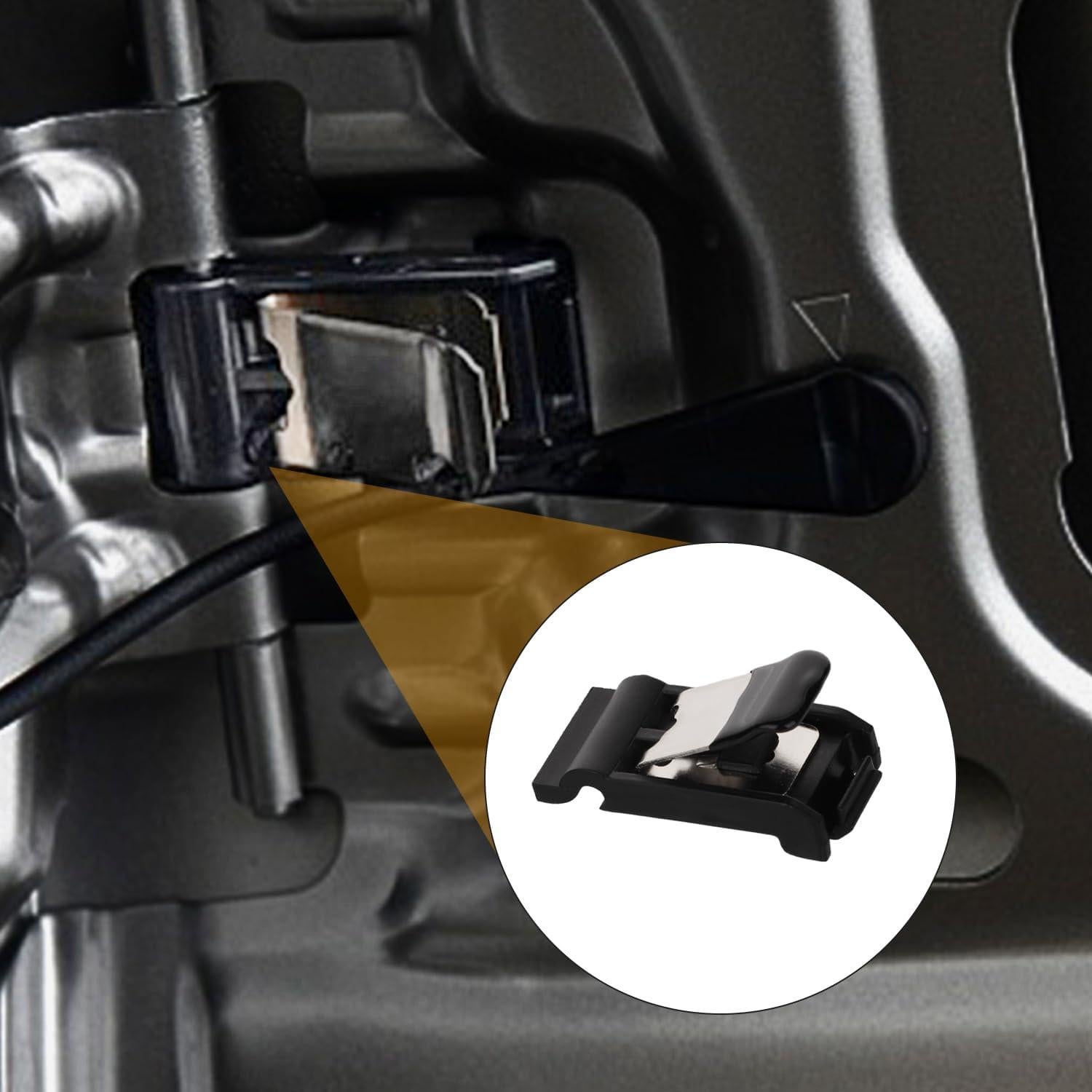 Clip de Resorte para Puerta de Combustible BOXOB 2 Pcs Toyota