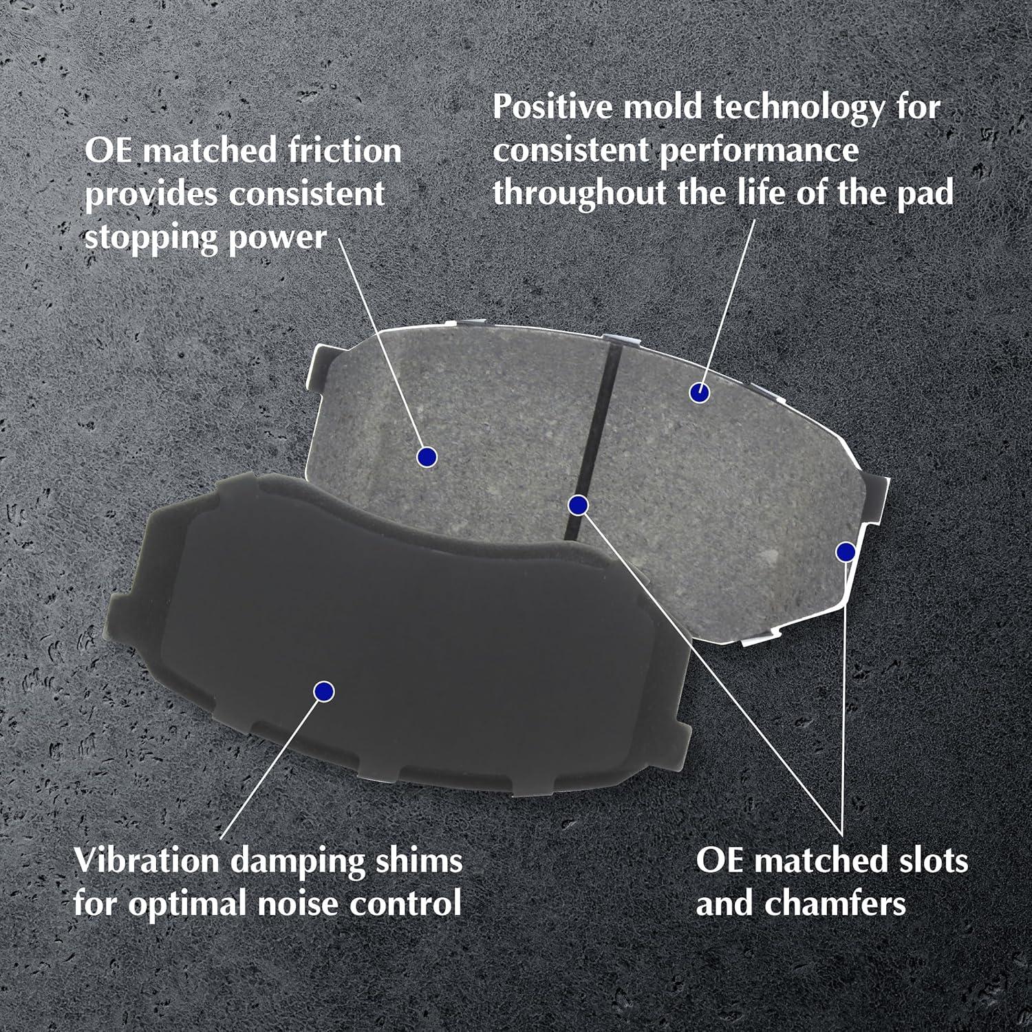Pastillas de Freno Cerámicas Centric 102.11840 Delanteras Toyota Scion
