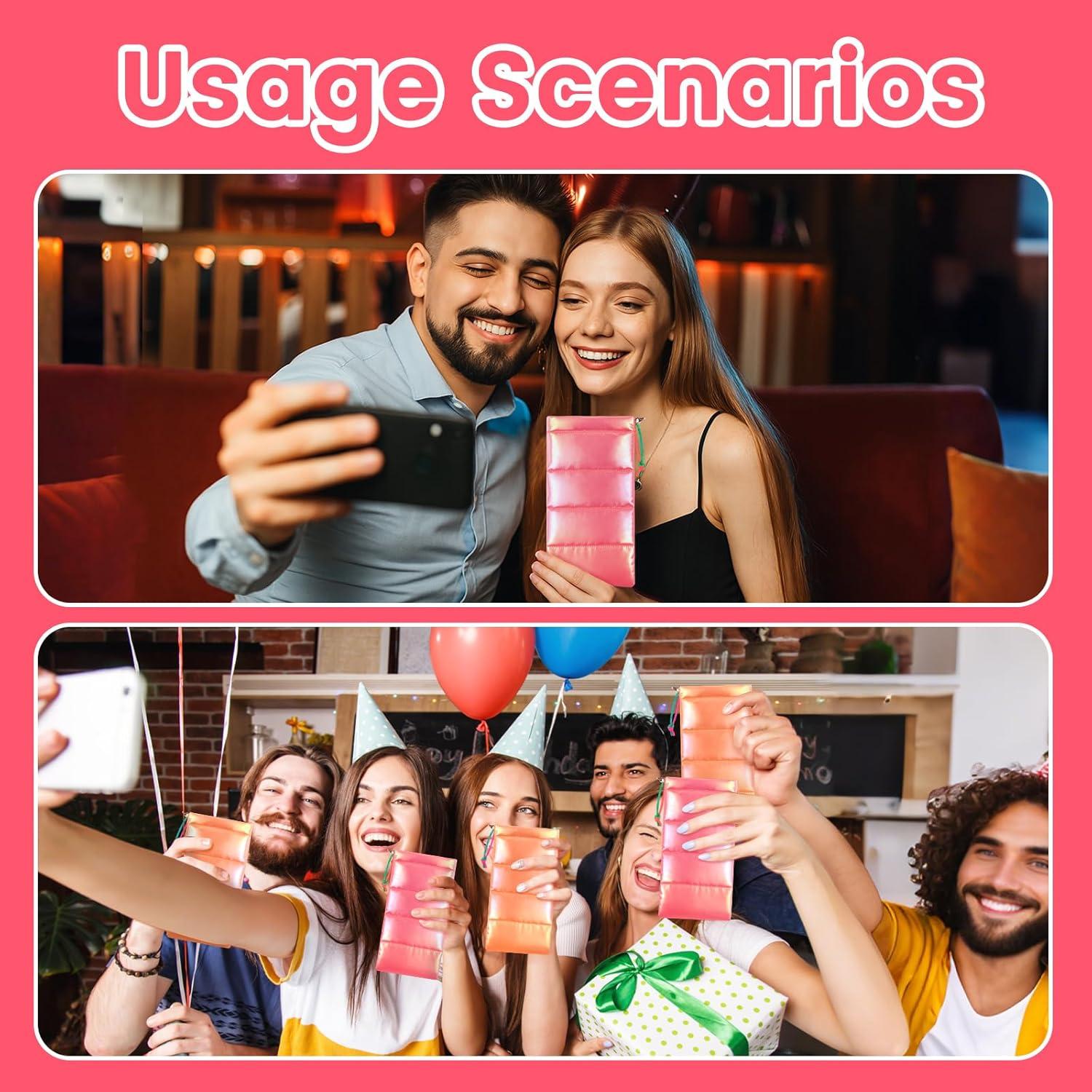 Paquete de 2 Fundas Térmicas Copkim para Teléfono - Rosa y Naranja