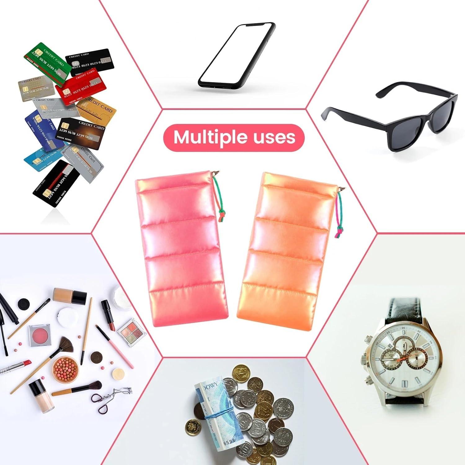 Paquete de 2 Fundas Térmicas Copkim para Teléfono - Rosa y Naranja