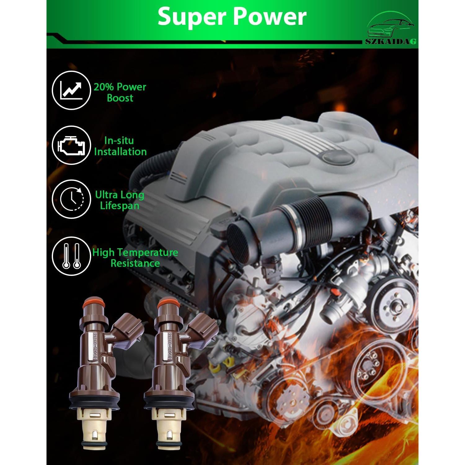 Inyector de Combustible SZKAIDAG 23250-62040 para Toyota 3.4L