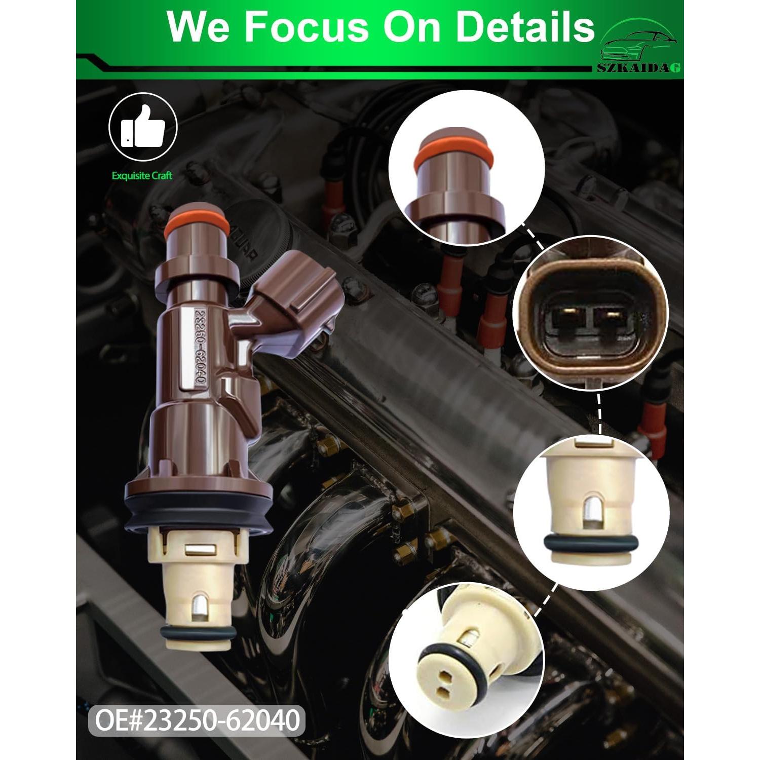 Inyector de Combustible SZKAIDAG 23250-62040 para Toyota 3.4L