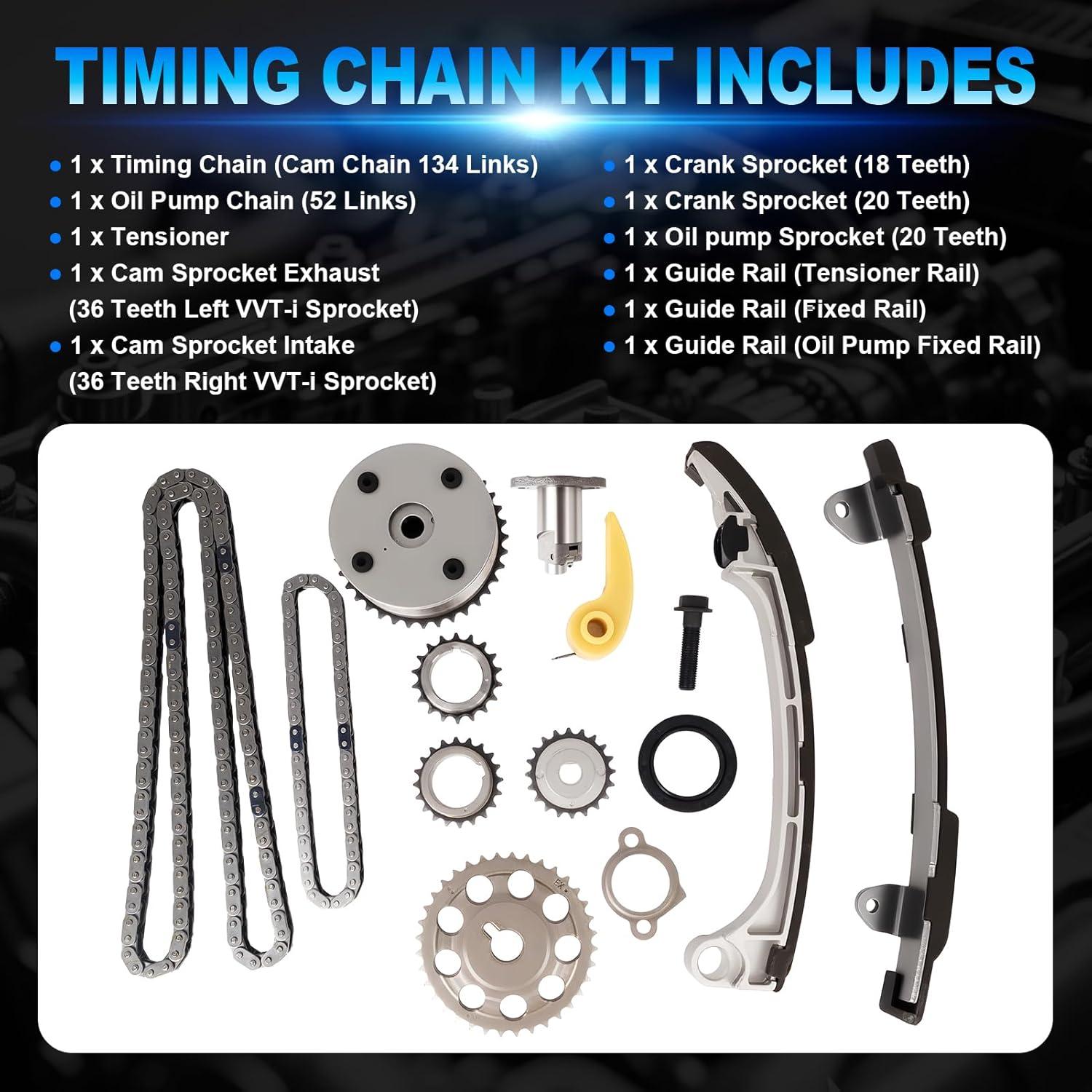 Kit de reconstrucción cigüeñal WANGSHENG 2.4L para Toyota y Scion