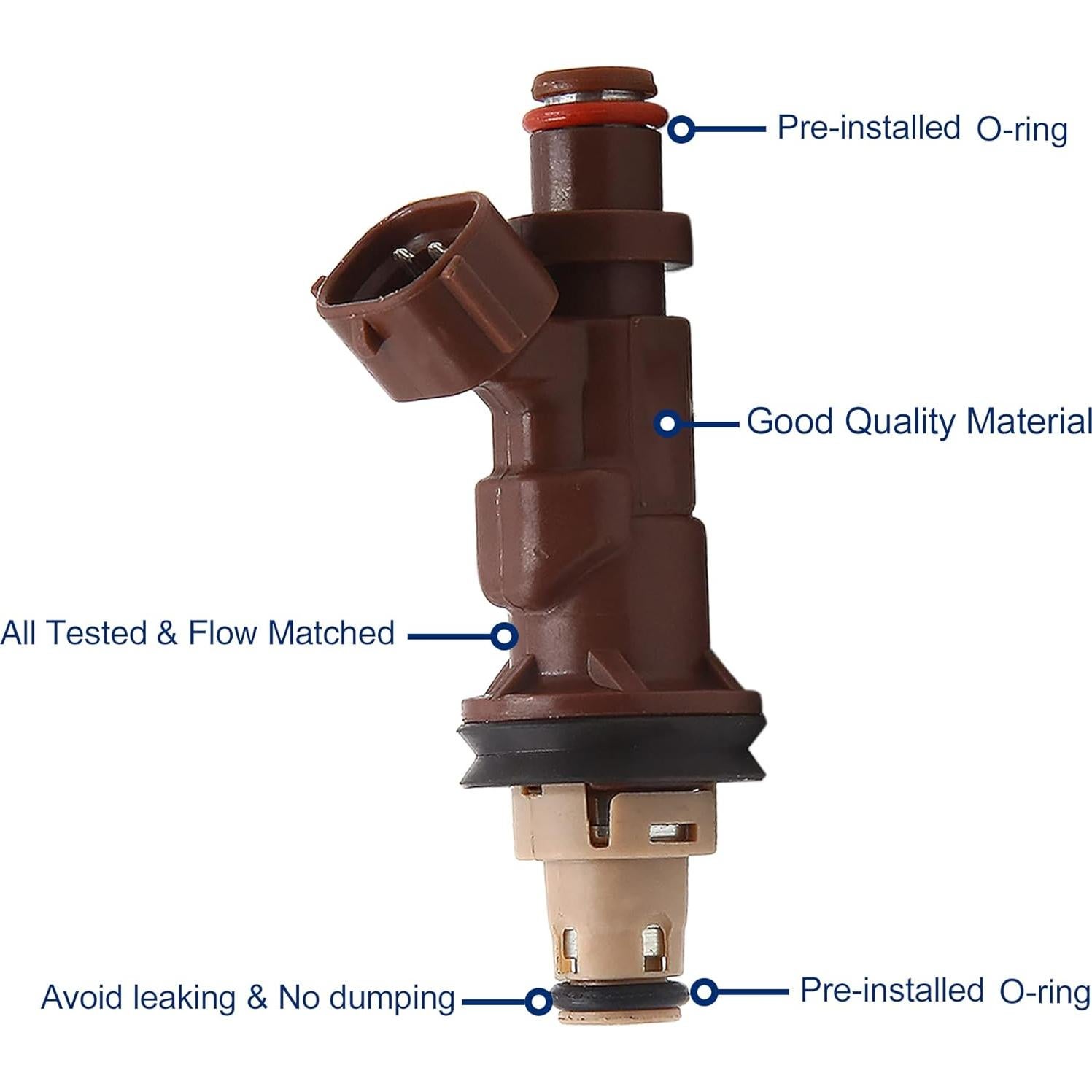 Inyector de Combustible uxcell 23209-62040 2 Agujeros Toyota