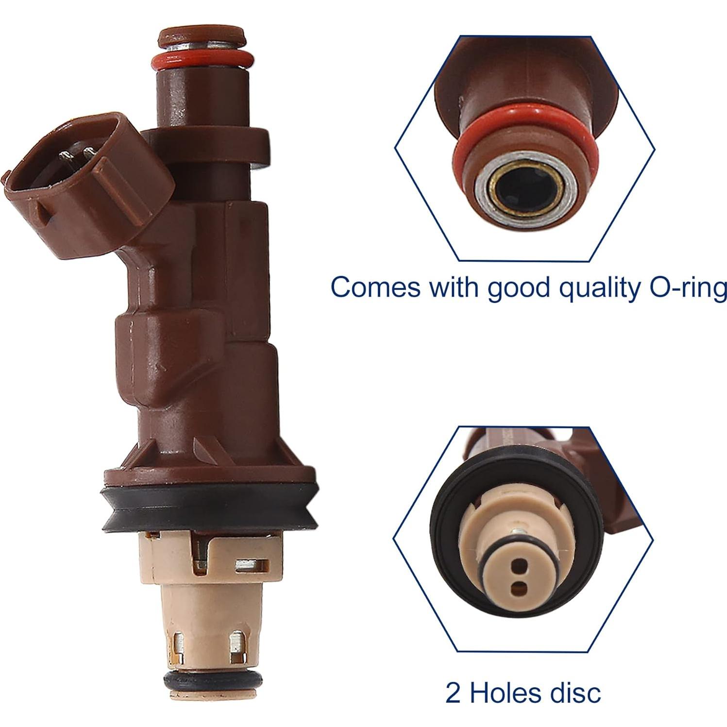 Inyector de Combustible uxcell 23209-62040 2 Agujeros Toyota