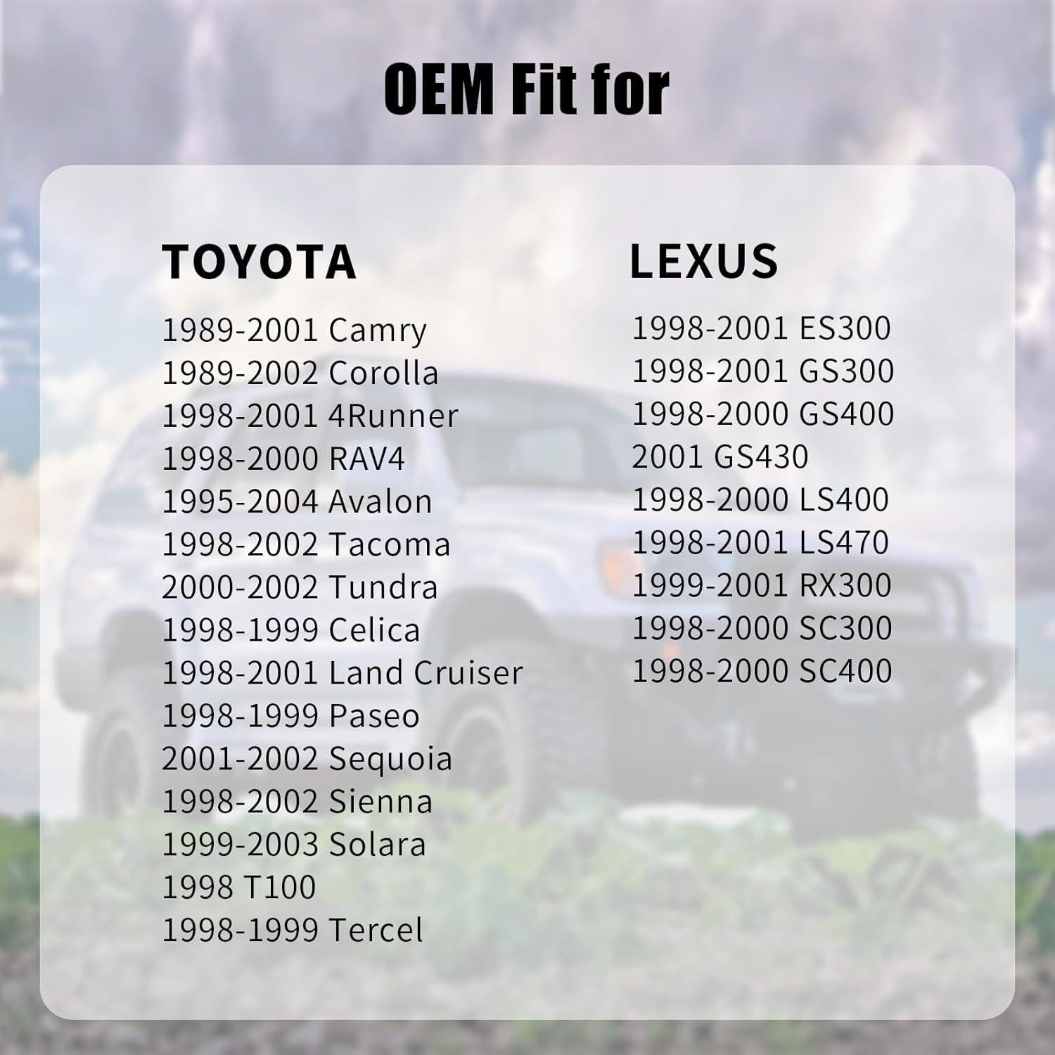 Tapa de combustible Anleecap para Toyota y Lexus 1989-2002