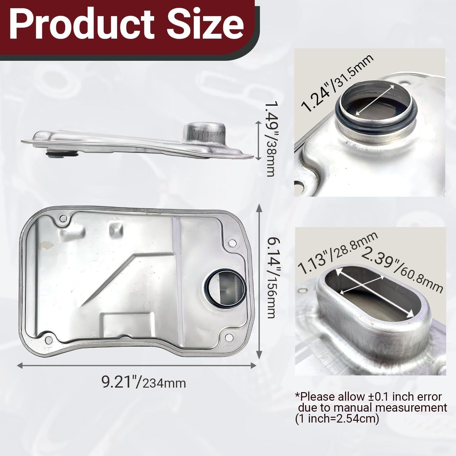 Filtro de Transmisión Automática Kynren A750E A750F Compatible