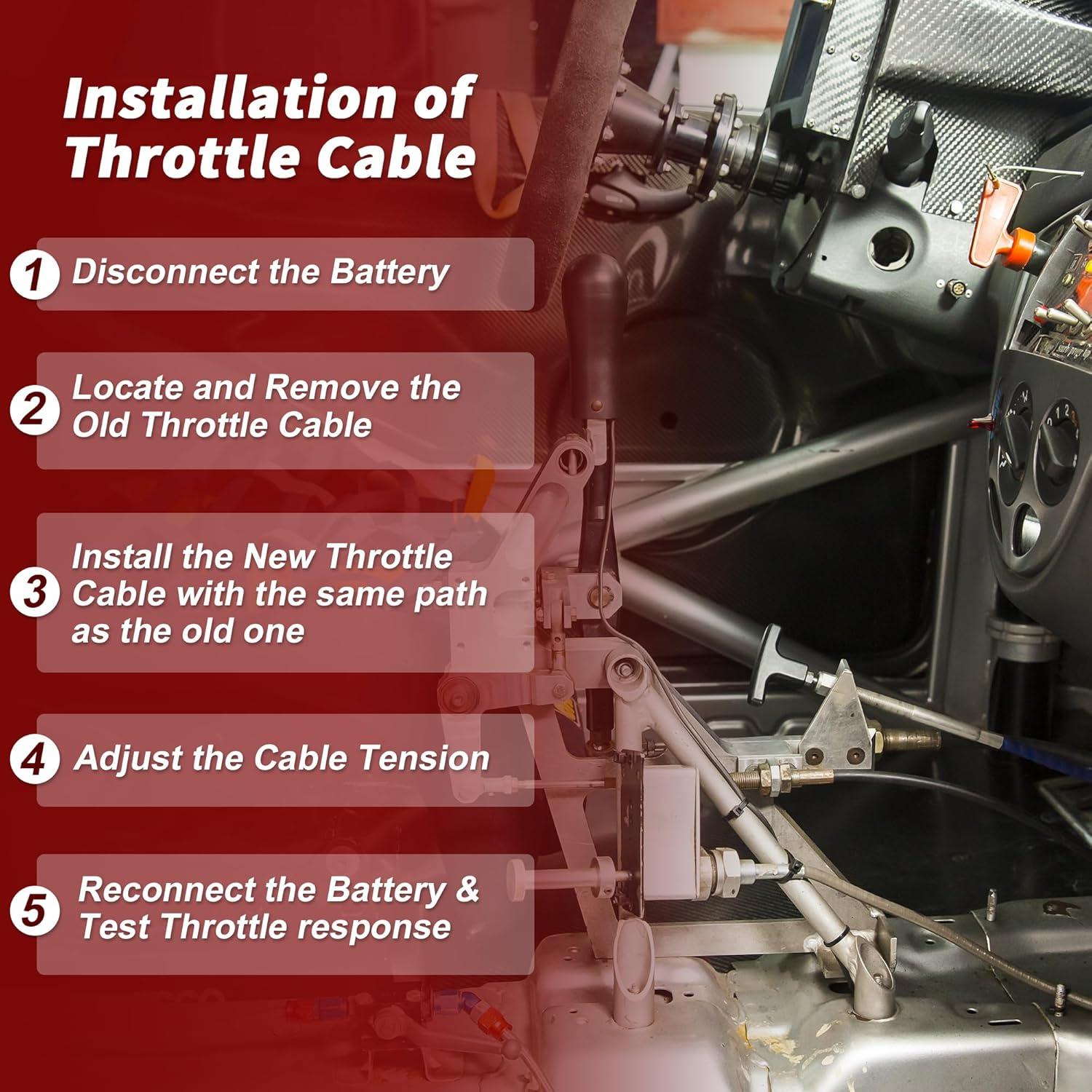 Cable de Acelerador Automático FUELHOOD para Toyota Tacoma 1995-2004