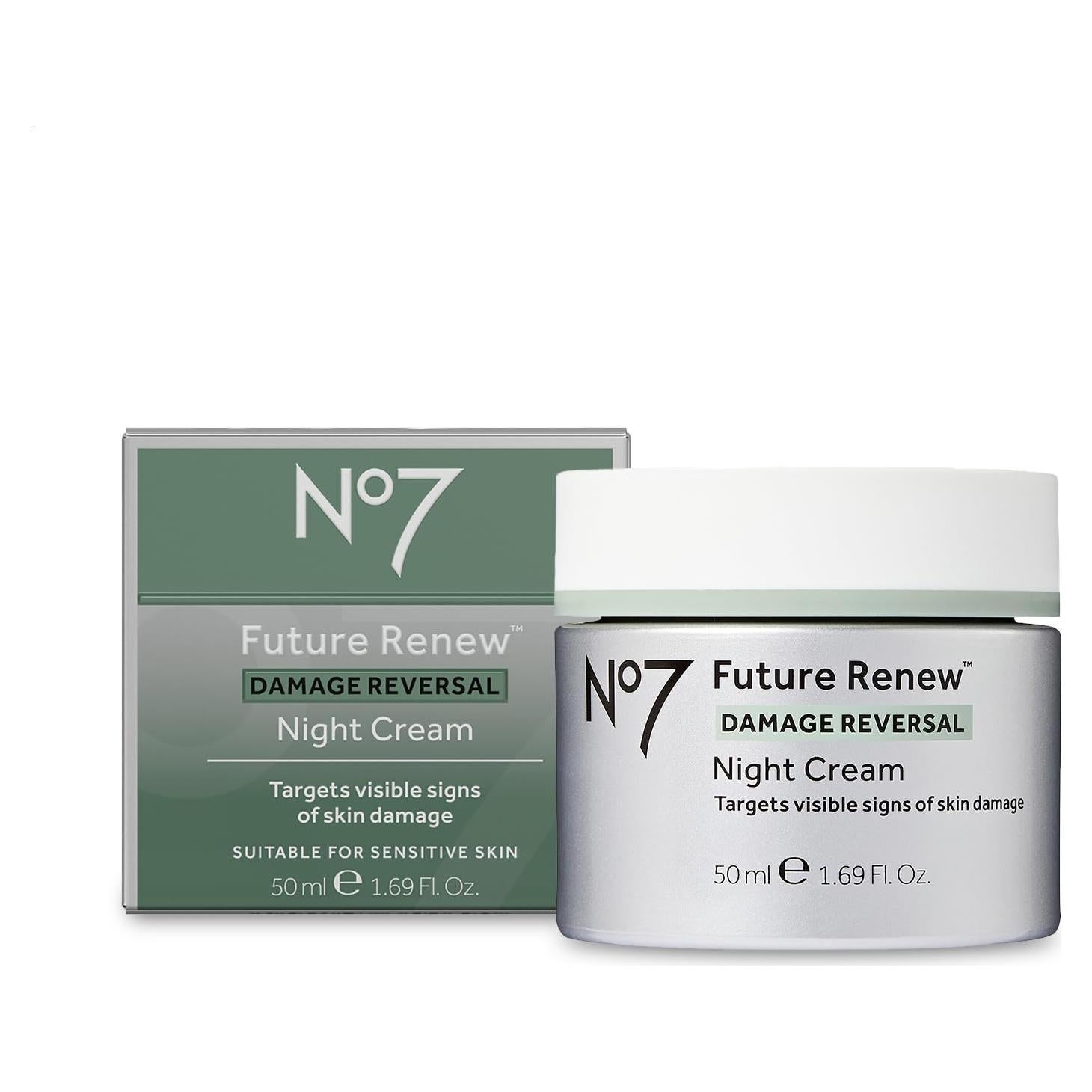 Crema Nocturna Antienvejecimiento No7 - Hidratante Facial 47.6 g