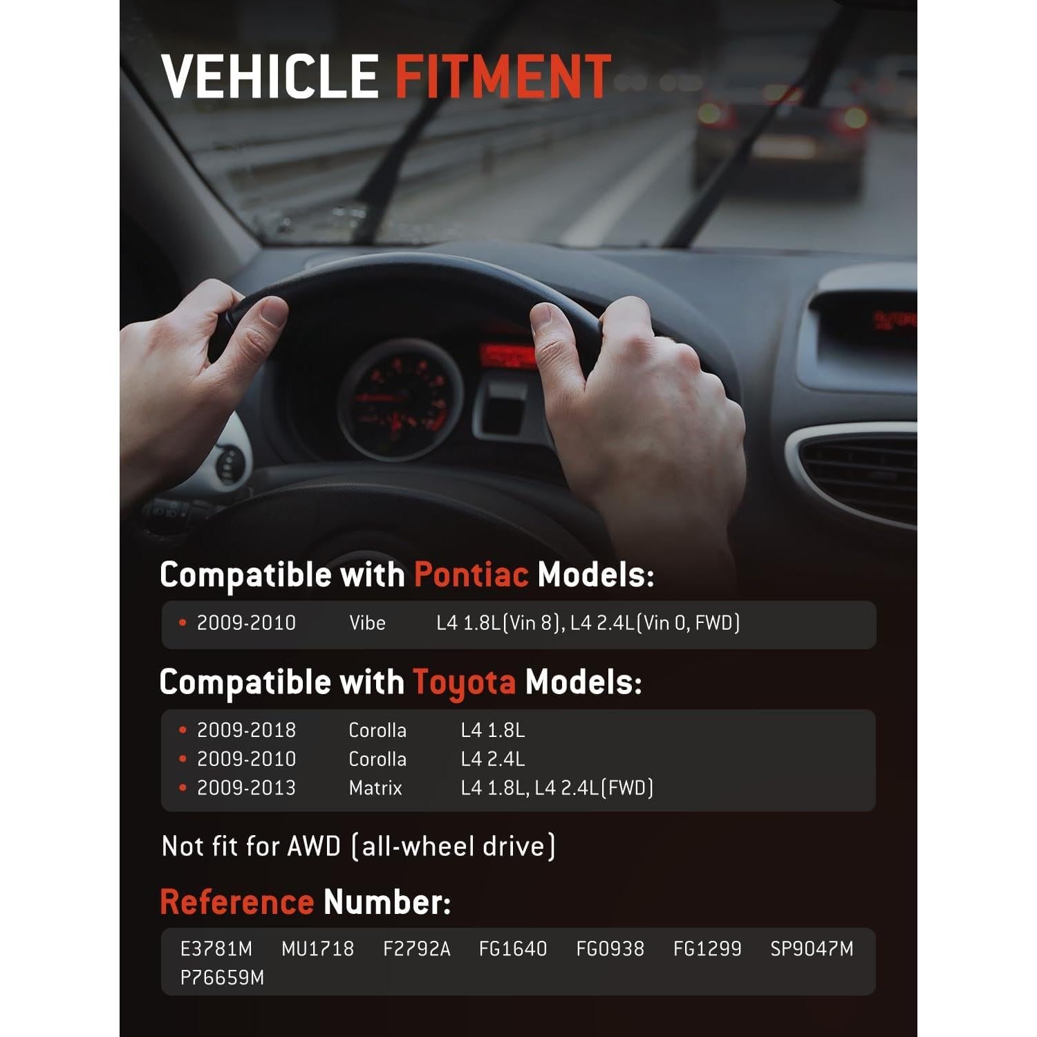 Bomba de Combustible HYR E3781M para Toyota y Pontiac 1.8L 2.4L