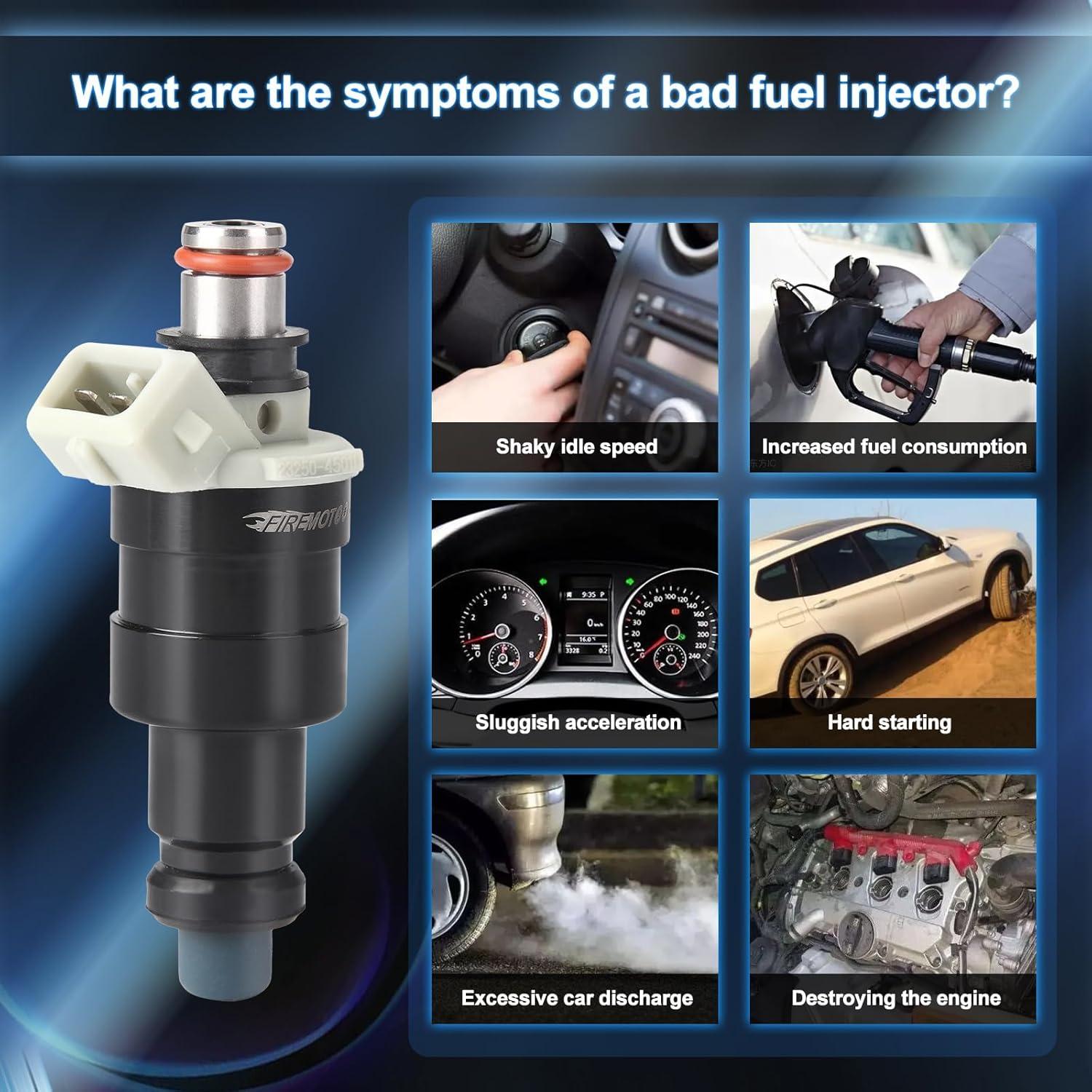 Juego de inyectores de combustible FIREMOTOO 4 puertos 23250-45011