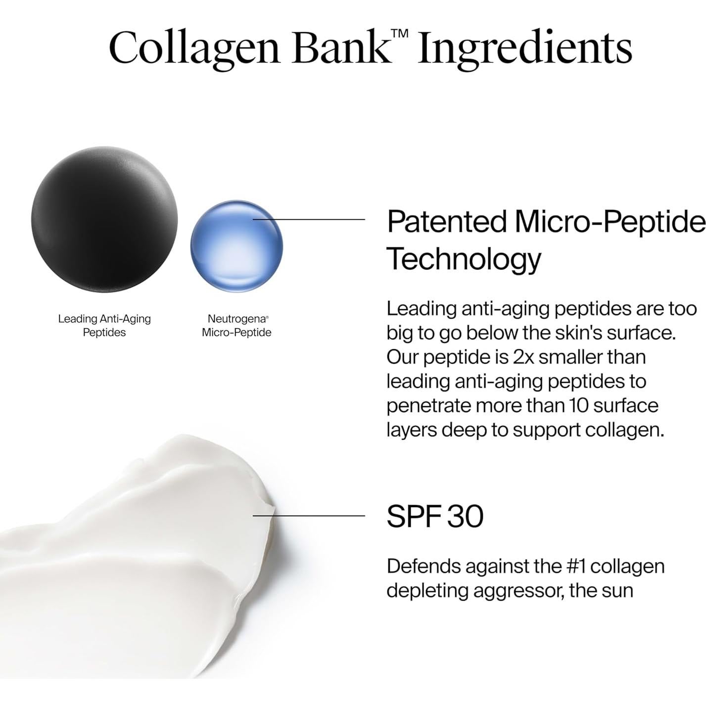 Hidratante Facial Neutrogena Collagen Bank SPF 30 59 ml