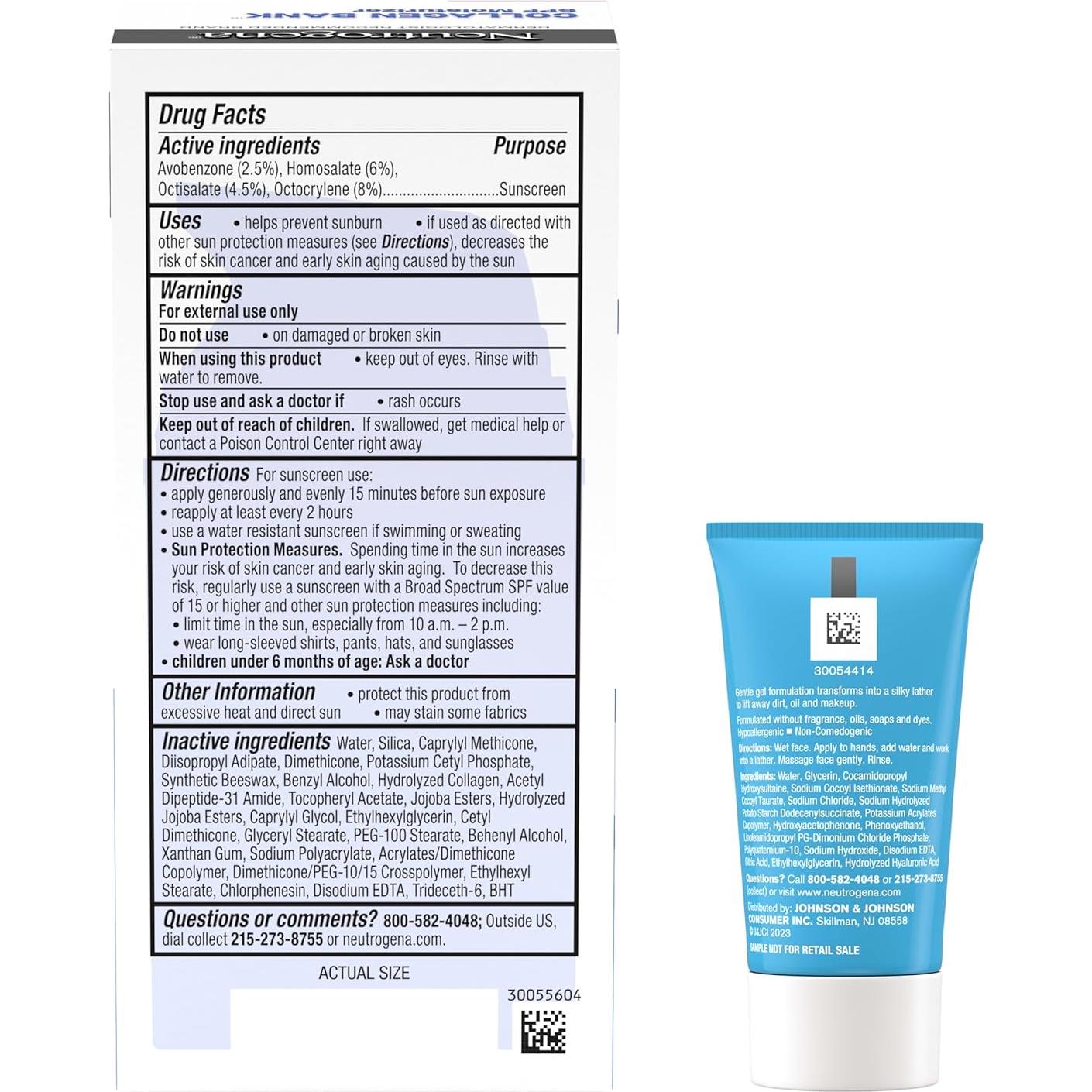 Hidratante Facial Neutrogena Collagen Bank SPF 30 59 ml