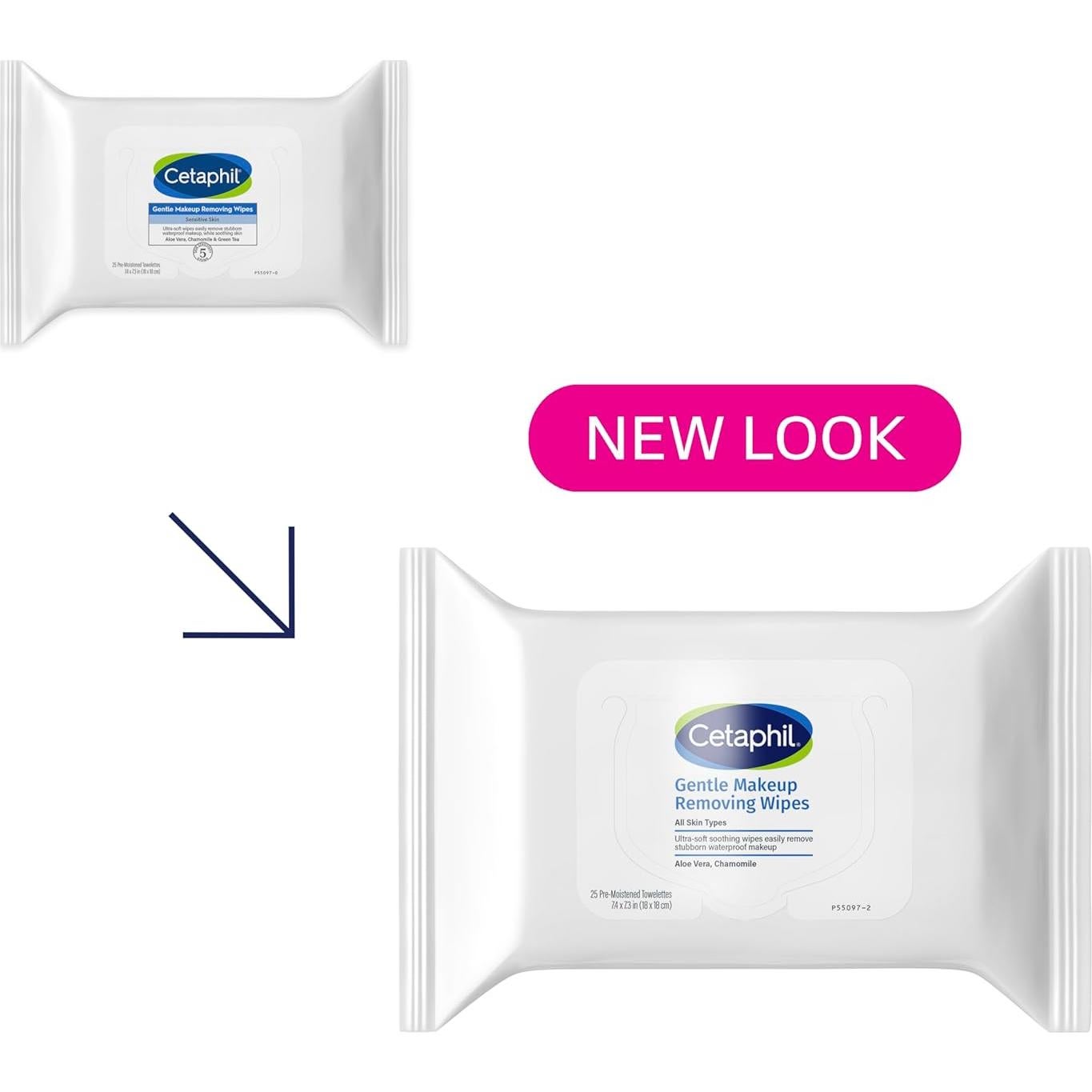 Toallitas Desmaquillantes Cetaphil para Piel Sensible 25 Hojas