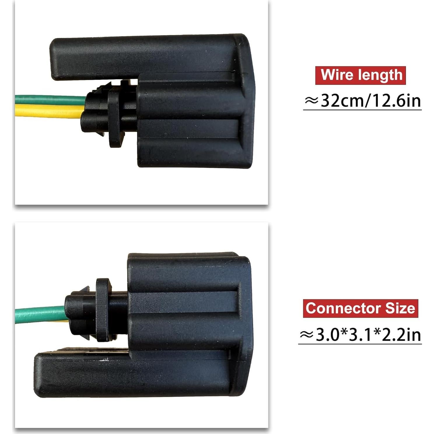 Conector de Arnés de Cableado JNFSup 90980-12611 para Sensor de Cigüeñal