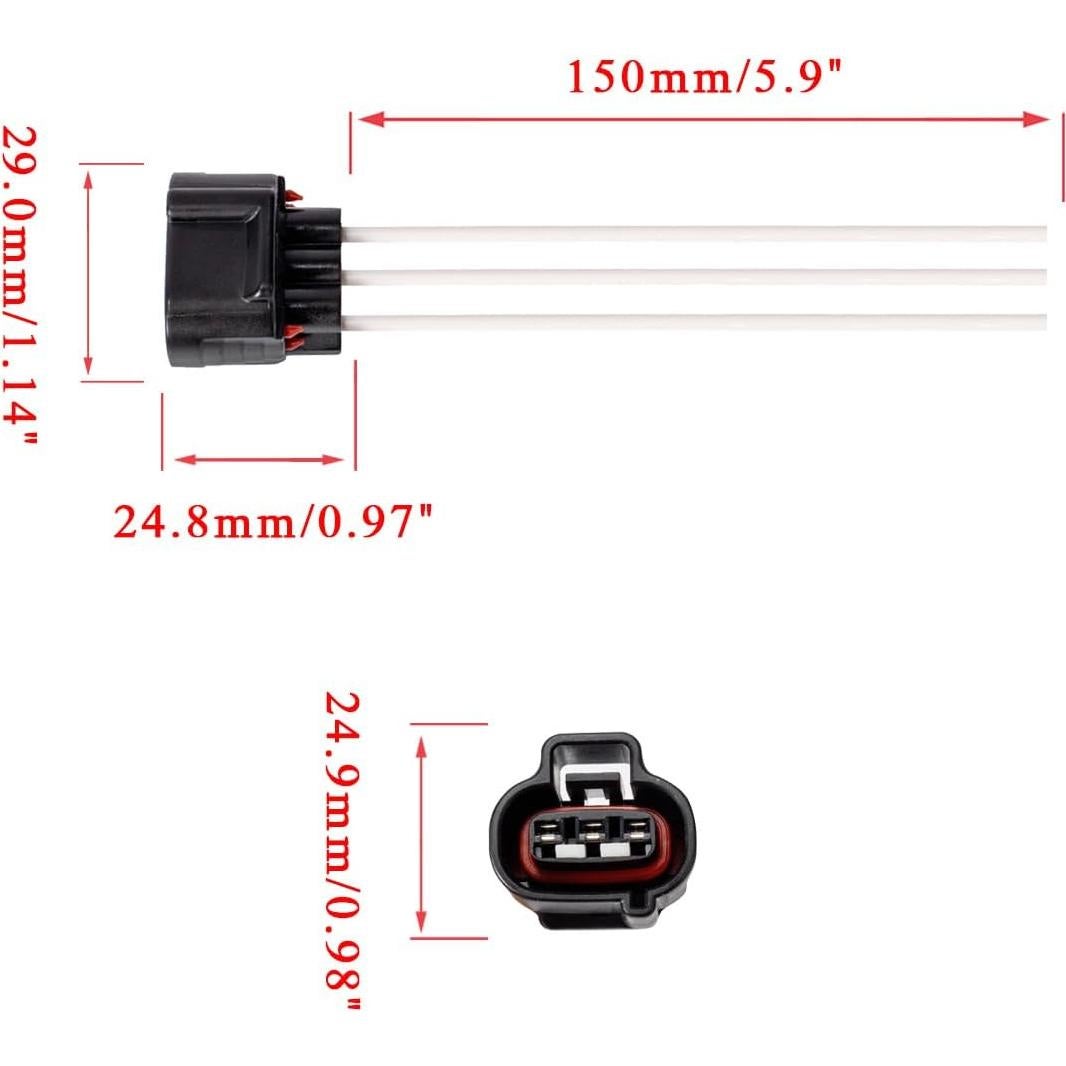 ENA Juego de 4 Conectores de Bobina de Encendido para Lexus, Toyota y Suzuki